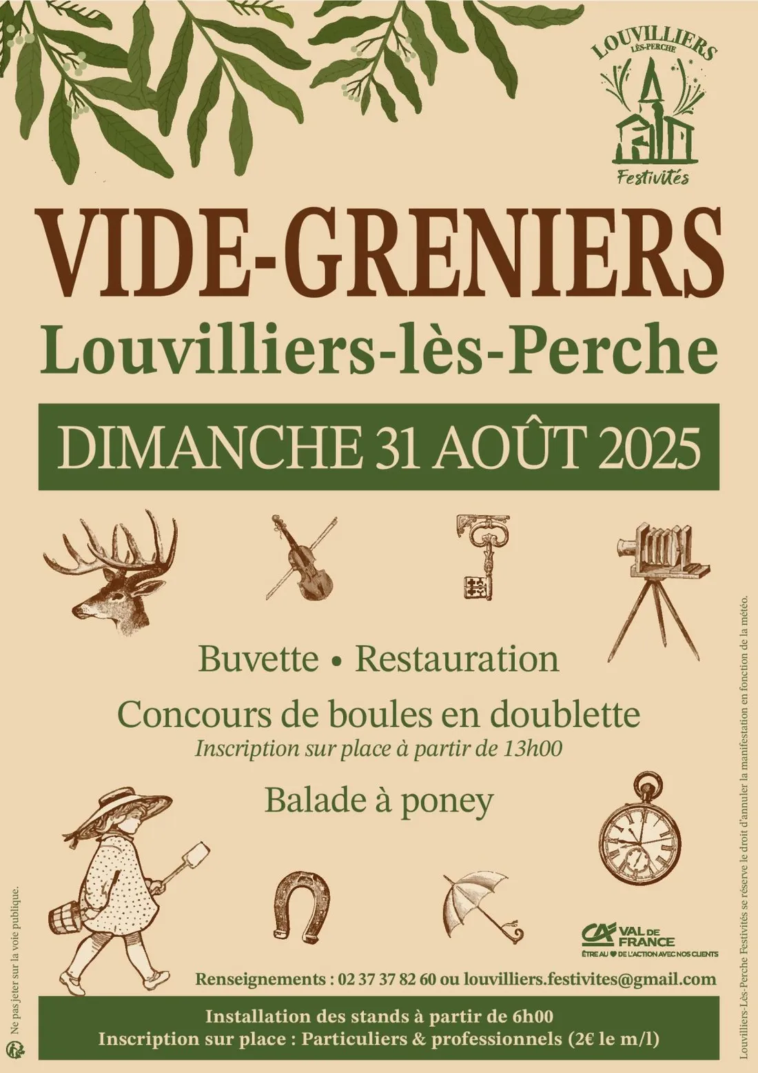 LOUVILLIERS-LES-PERCHE - Vide-greniers de Louvilliers Festivités