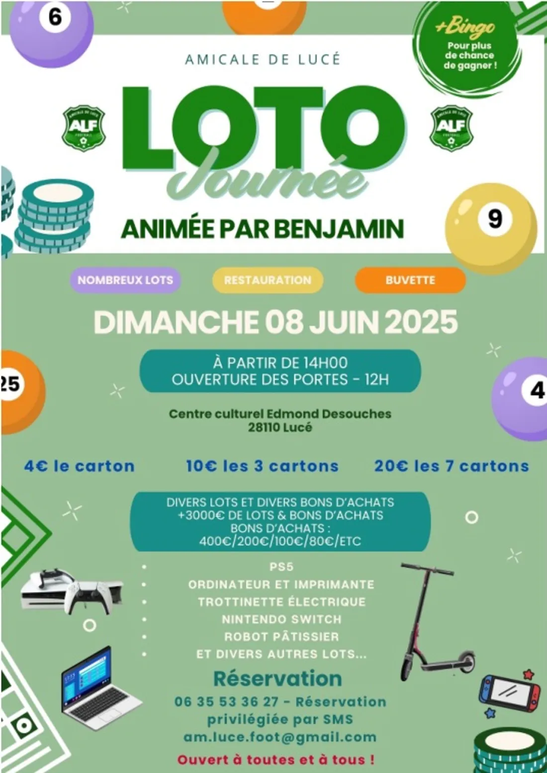 LUCÉ - Loto de l'Amicale de Lucé