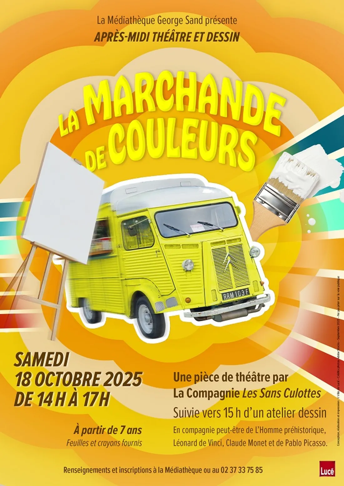 LUCÉ - Théâtre et dessin : La Marchande de Couleurs