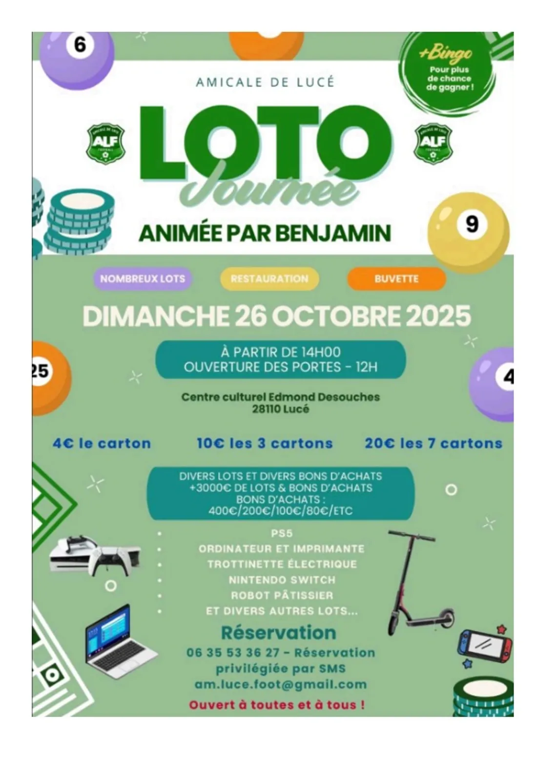 LUCÉ - Loto de l'Amicale de Lucé