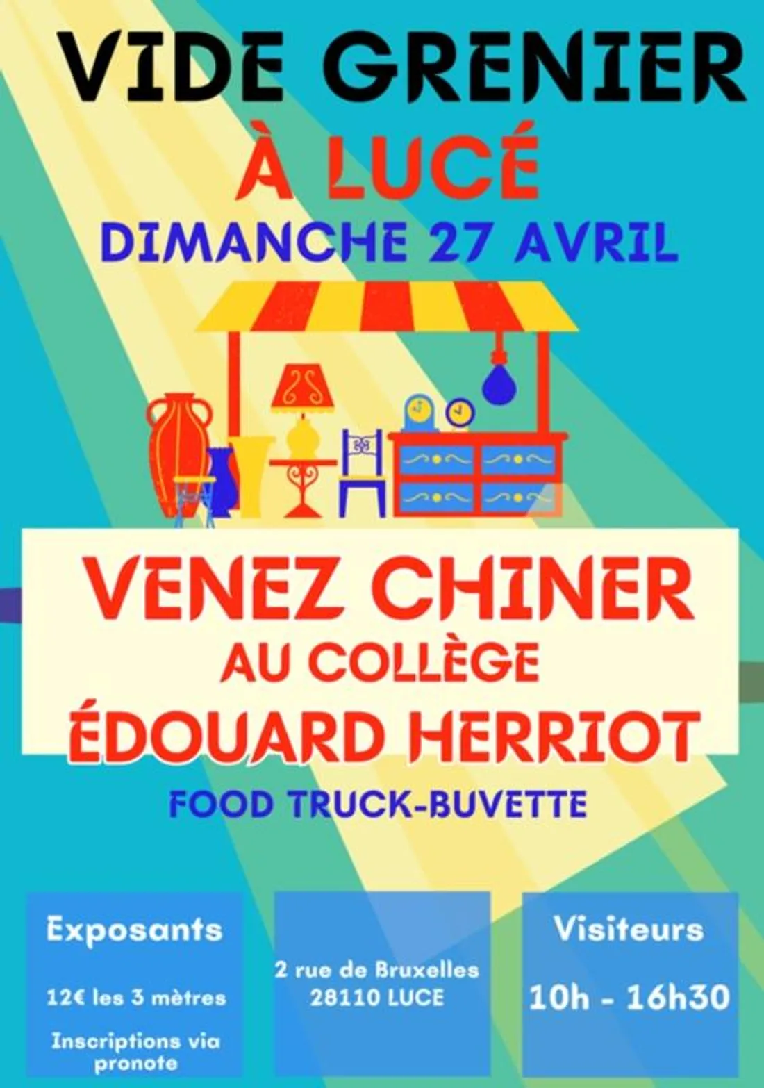 LUCÉ - Vide-greniers au Collège Herriot