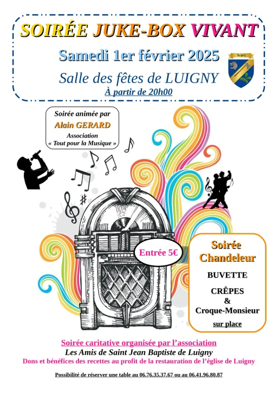 LUIGNY - Soirée juke-box vivant
