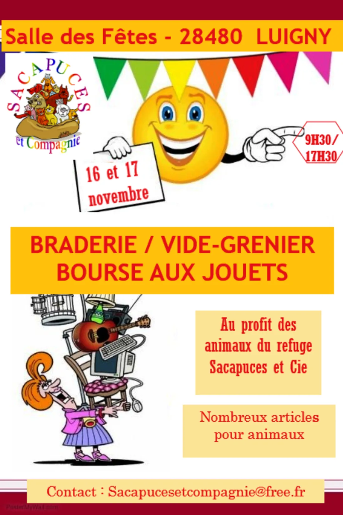 LUIGNY - Braderie, vide-greniers et Bourse aux jouets