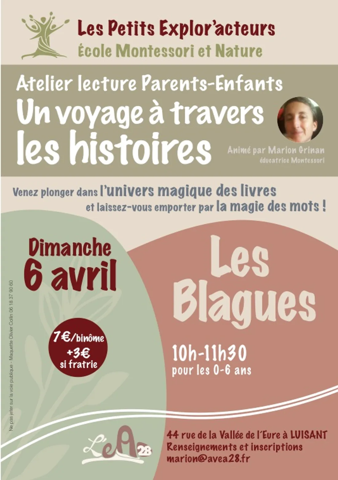 LUISANT - Atelier Lecture Parents-Enfants : Un Voyage à Travers les Histoires