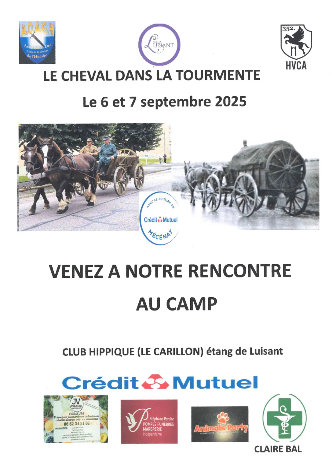 LUISANT - Exposition : Le cheval dans la tourmente