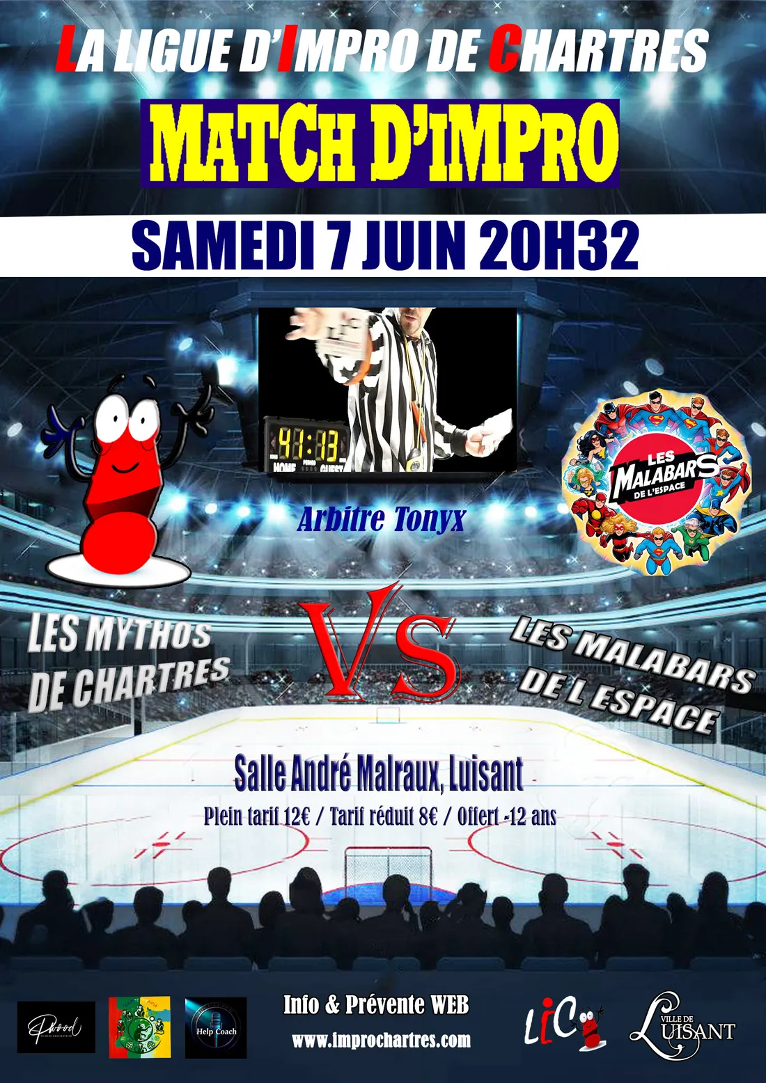 LUISANT - Match d’impro - Les Mythos vs Les Malabars de l'Espace