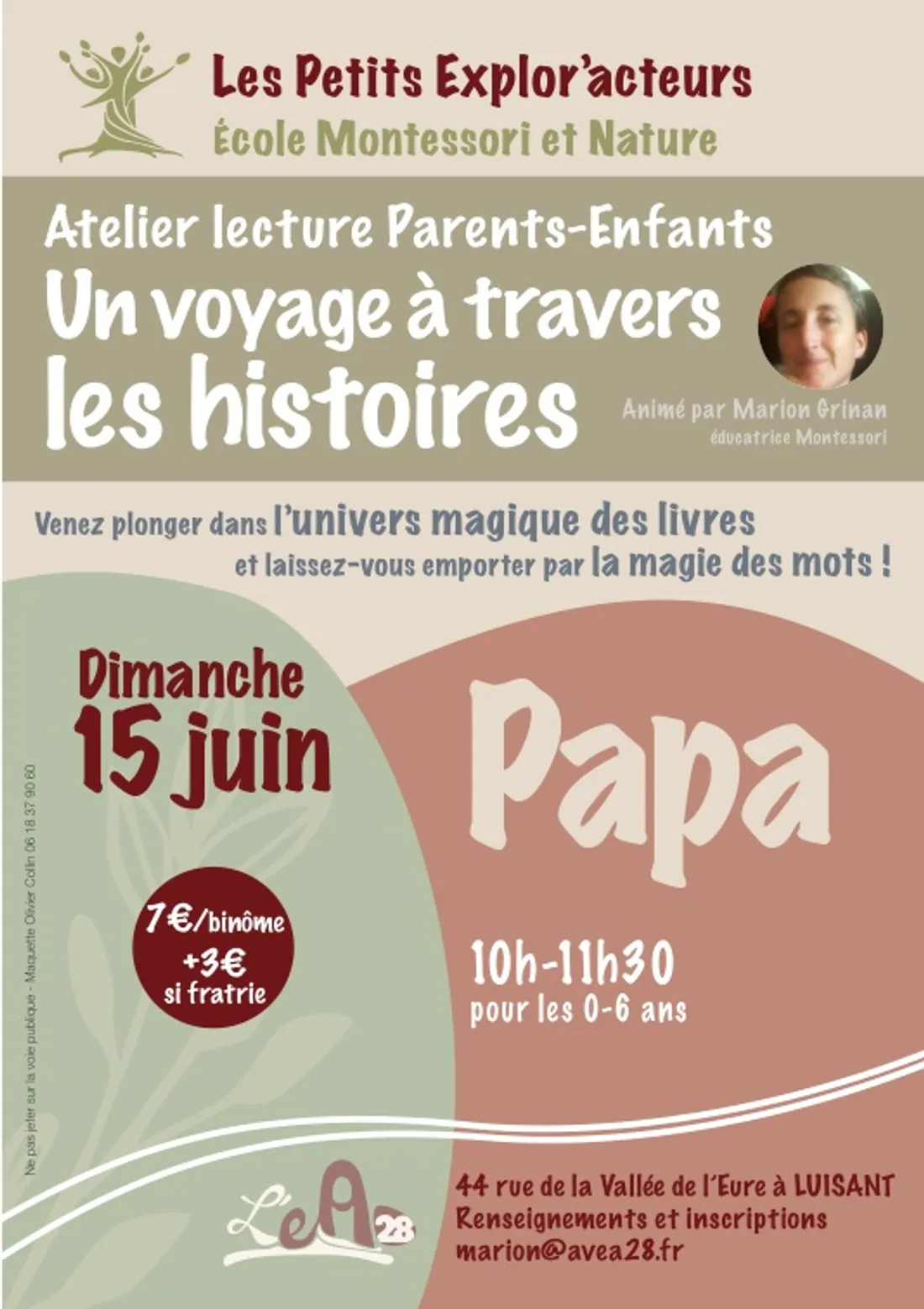 LUISANT - Atelier Lecture Parents-Enfants : Un Voyage à Travers les Histoires