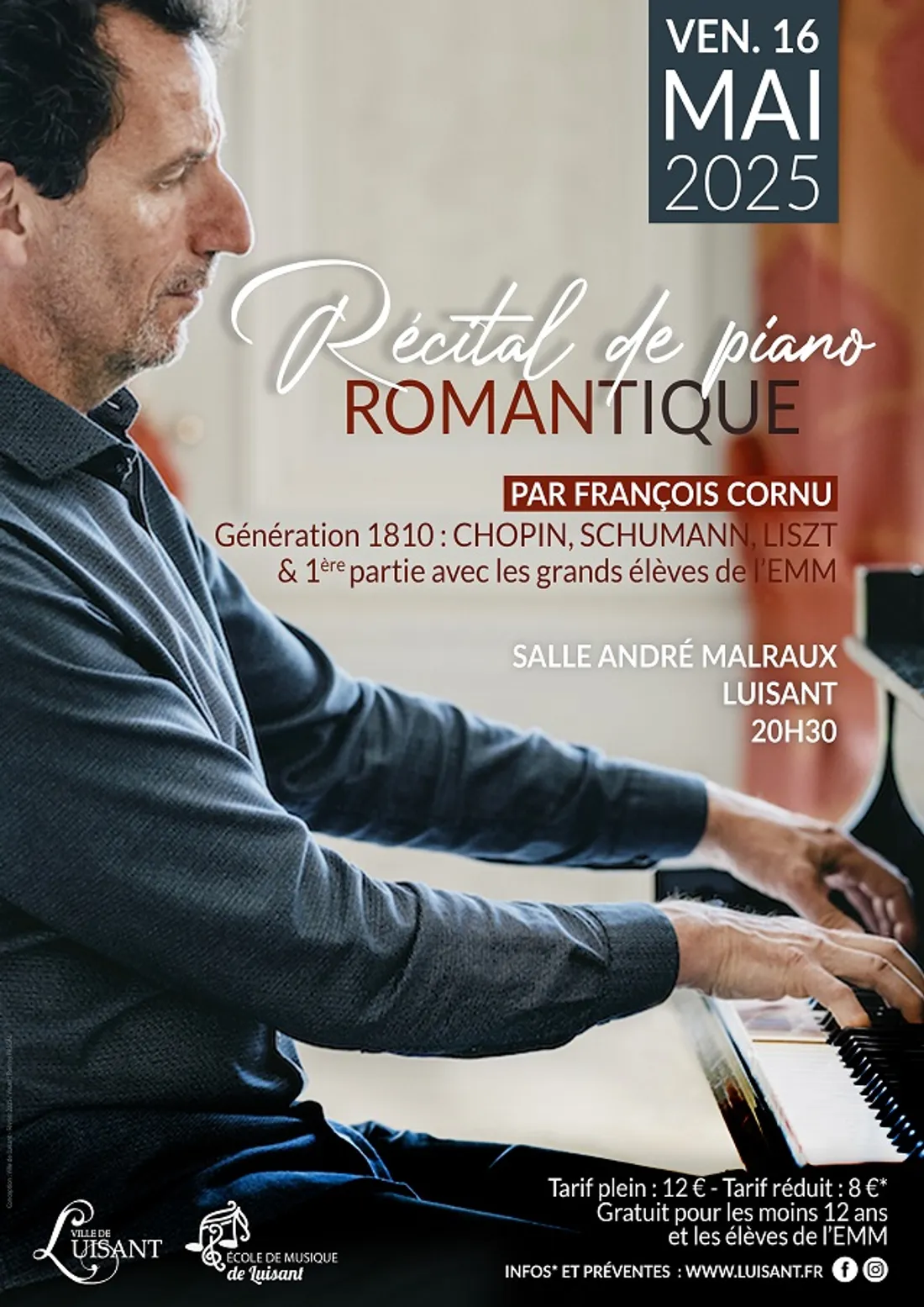 LUISANT - Récital de piano romantique