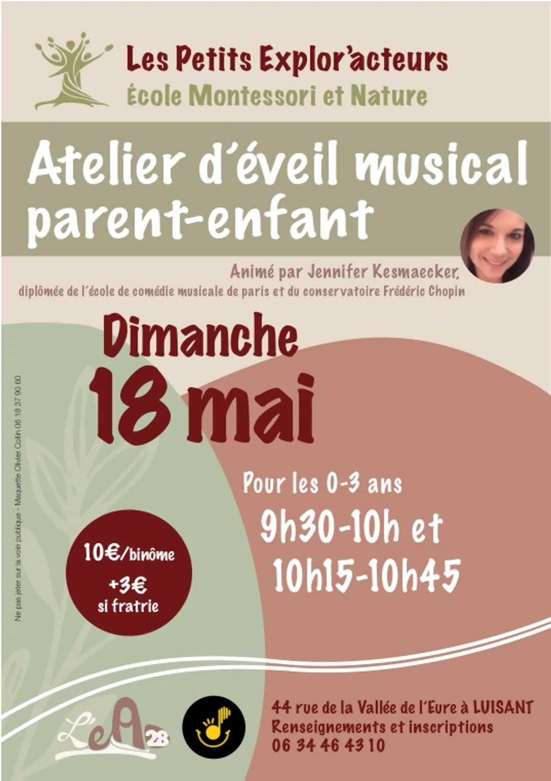 LUISANT - Atelier d’éveil musical parent-enfant