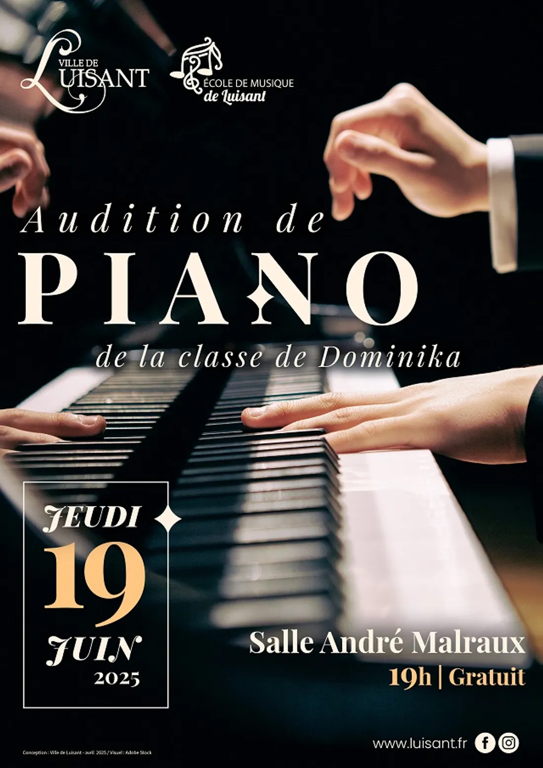 LUISANT - Audition de piano de la classe de Dominika