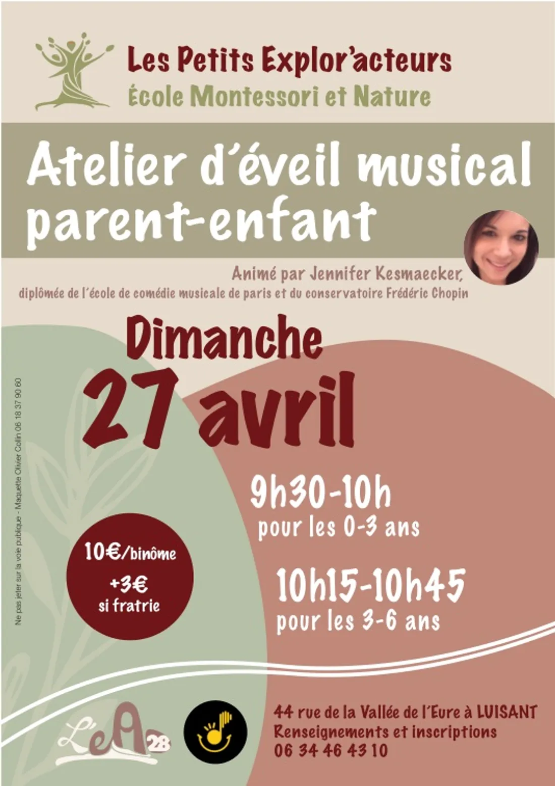 LUISANT - Atelier d'éveil musical parent-enfant