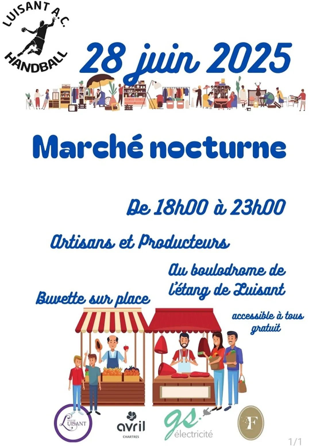 LUISANT - Marché nocturne Artisanats et producteurs