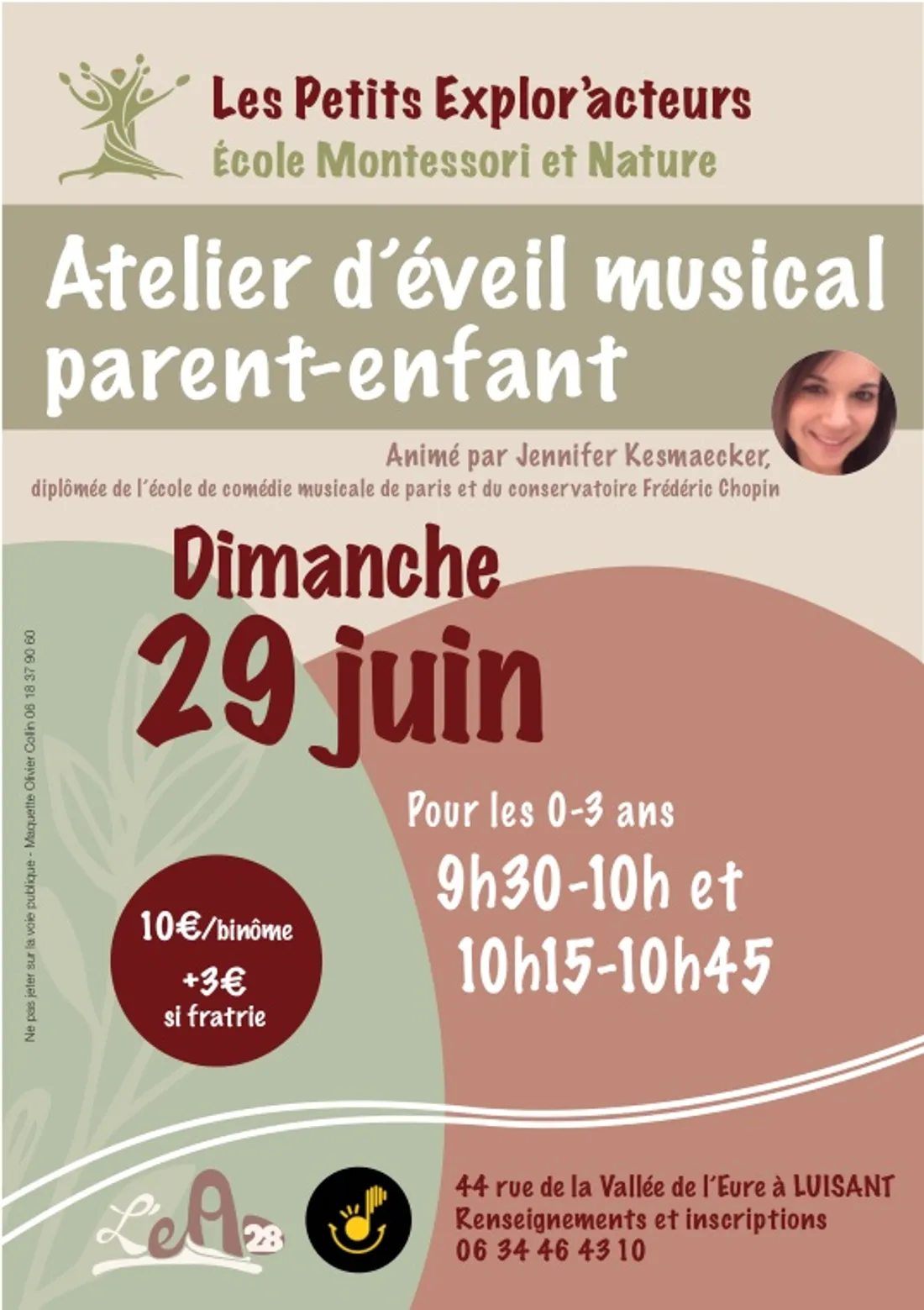 LUISANT - Atelier d’éveil musical parent-enfant
