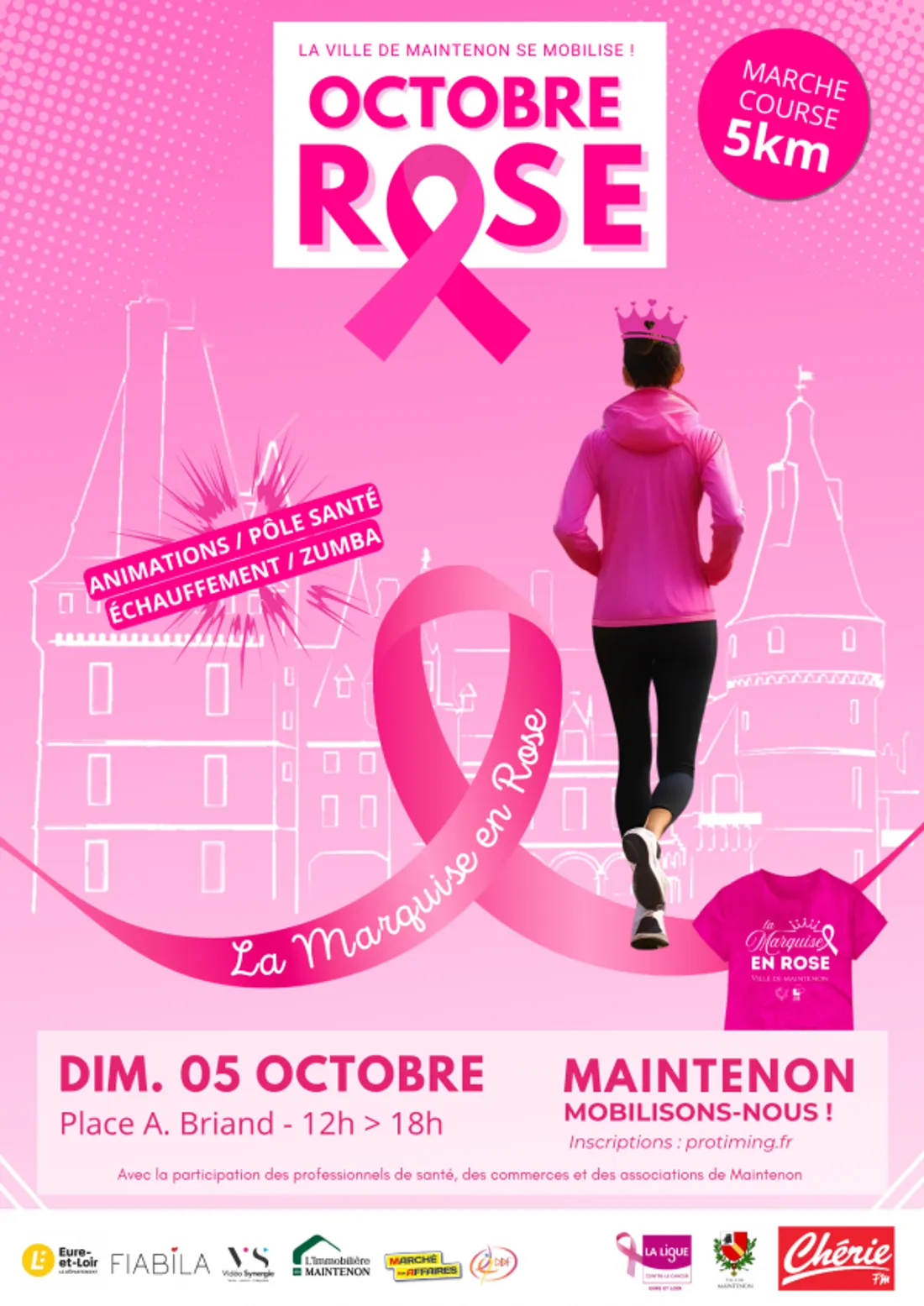 MAINTENON - La marquise en rose