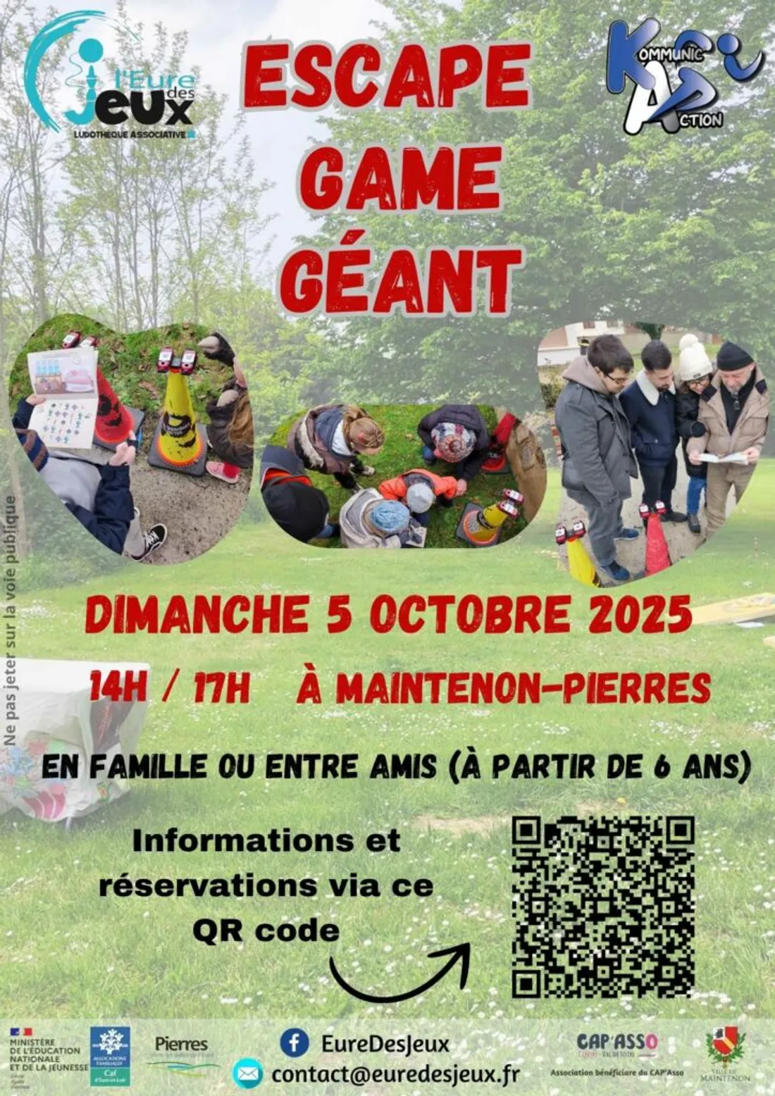 MAINTENON - Escape Game géant