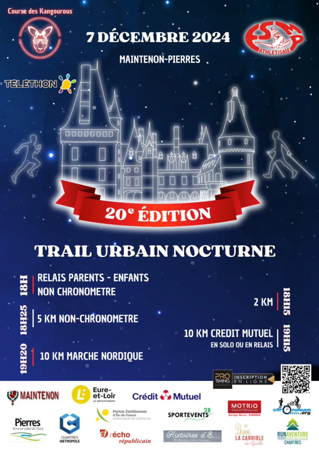 MAINTENON - Course des kangourous
