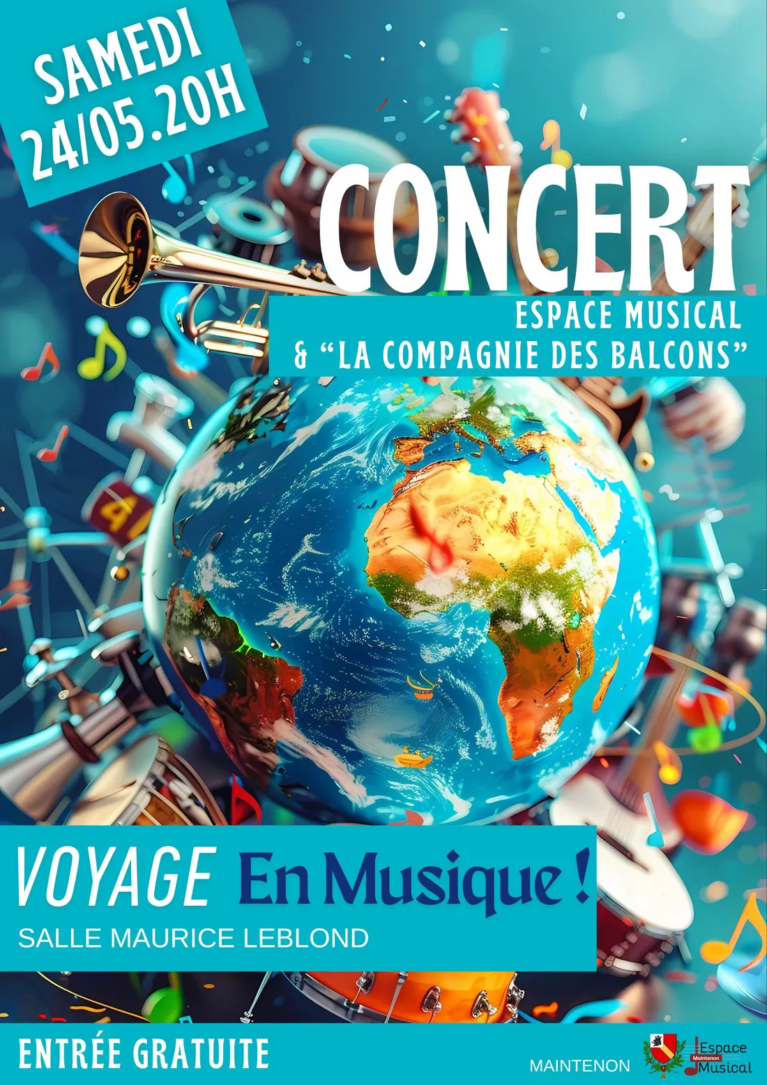 MAINTENON - Concert : Voyagez en musique