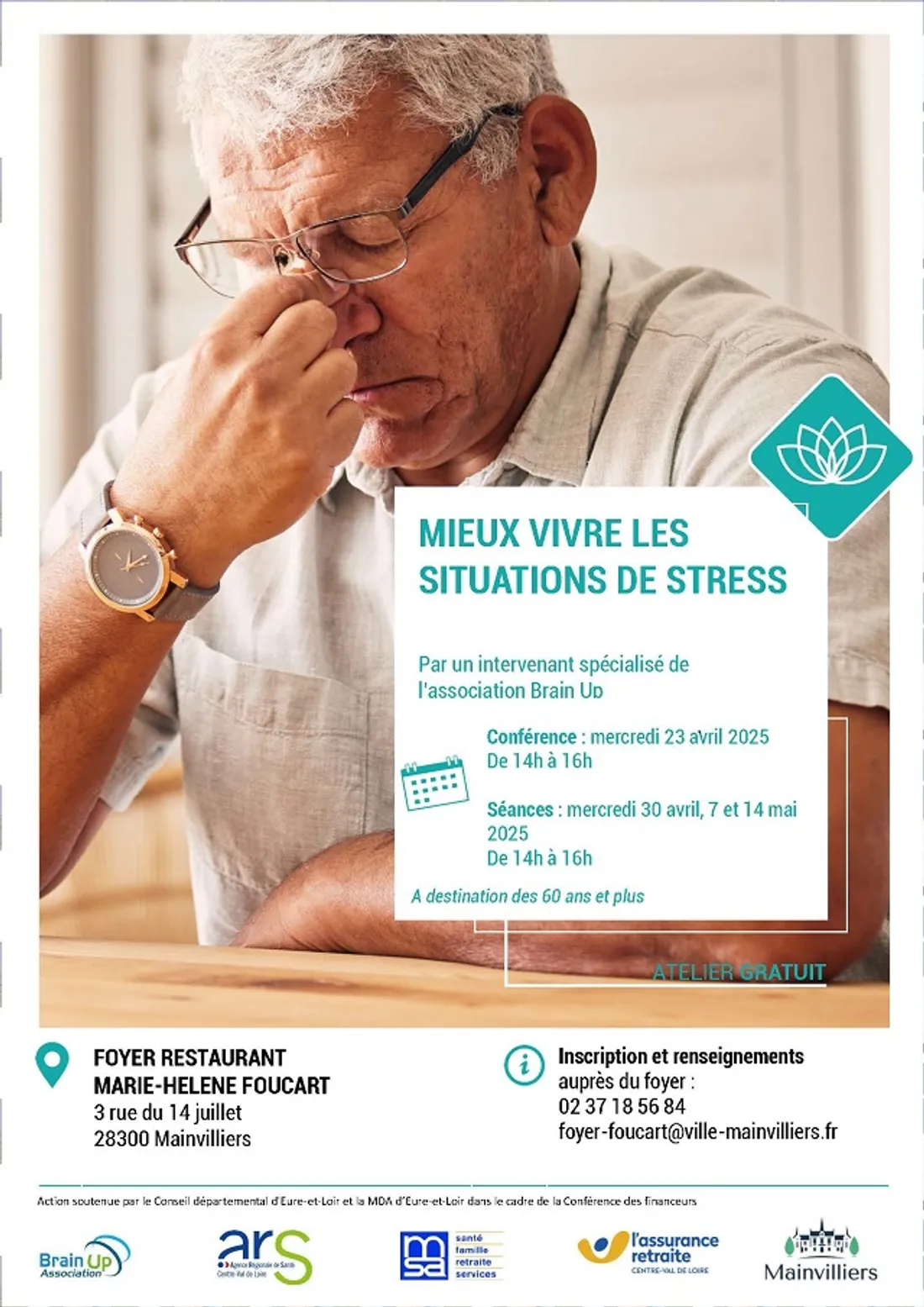 MAINVILLIERS - Atelier Mieux vivre les situations de stress