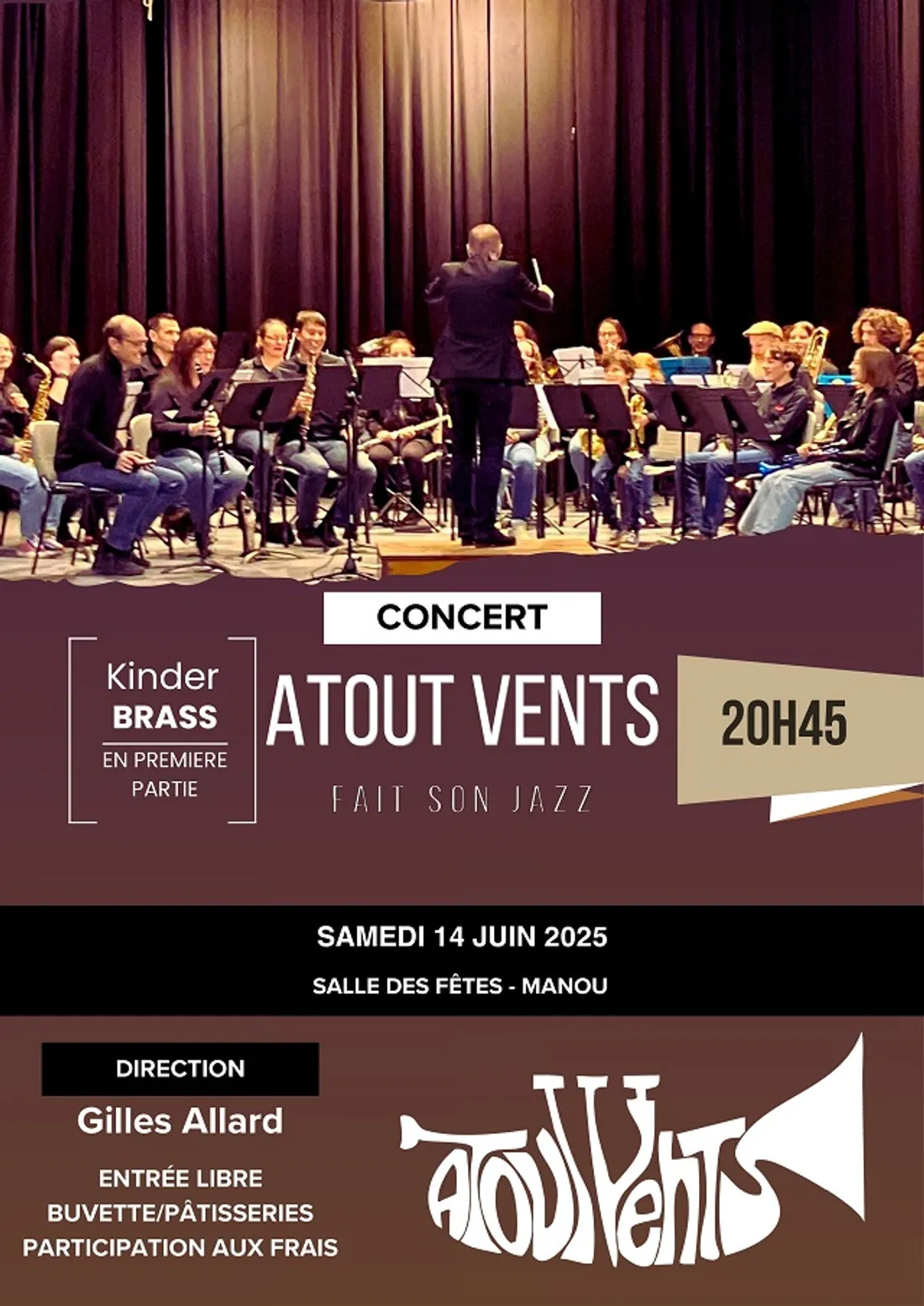 MANOU - Concert : Atout Vents fait son jazz