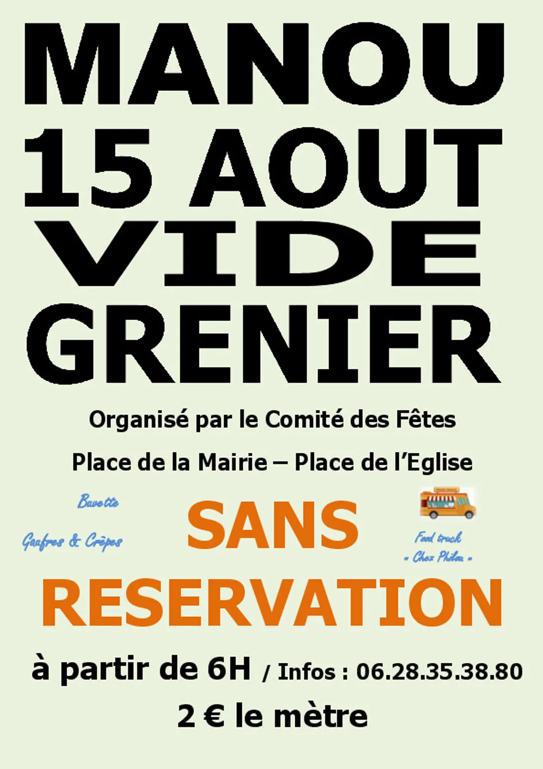 MANOU - Vide-greniers du comité des fêtes