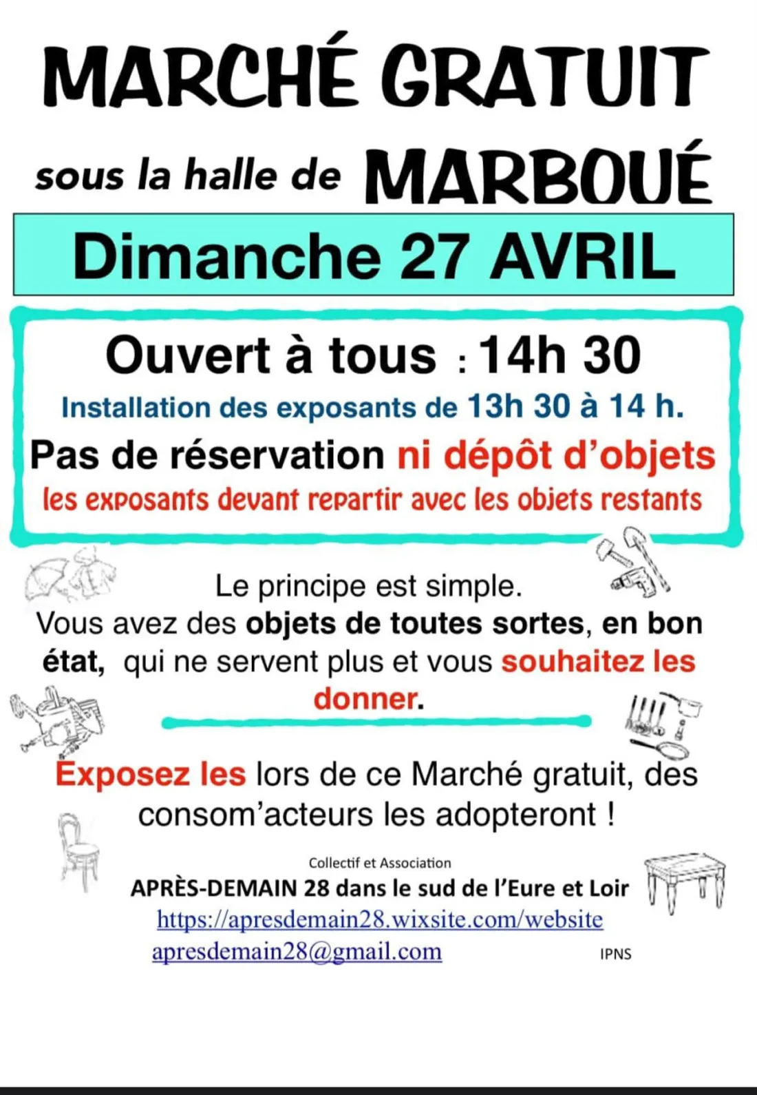 MARBOUÉ - Marché du gratuit