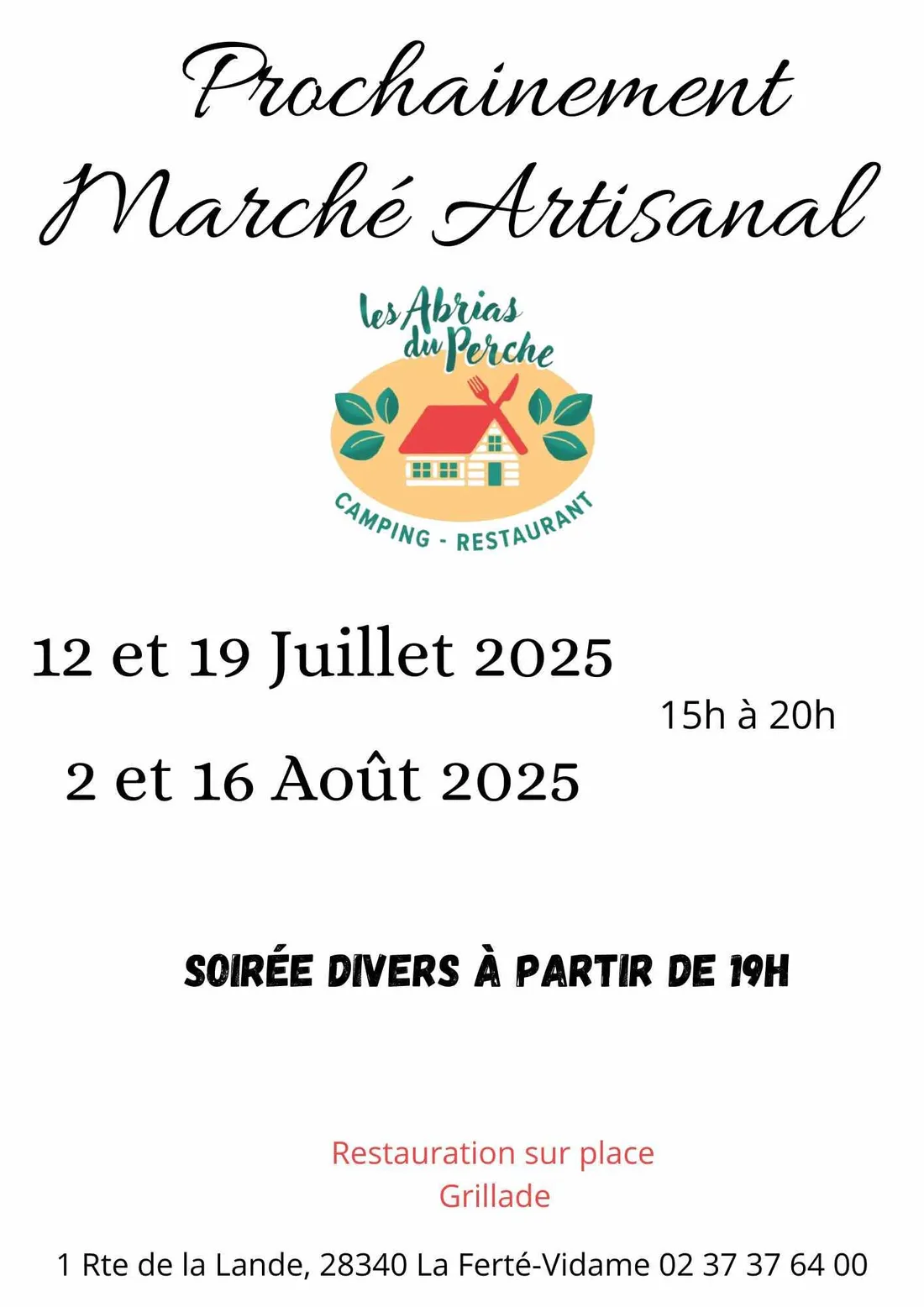 LA FERTÉ-VIDAME - Marché artisanal