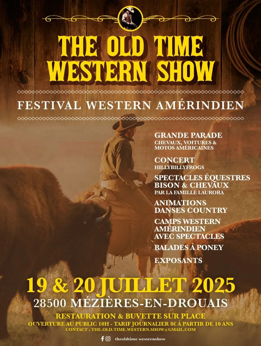 MÉZIÈRES-EN-DROUAIS - Festival Western Amérindien