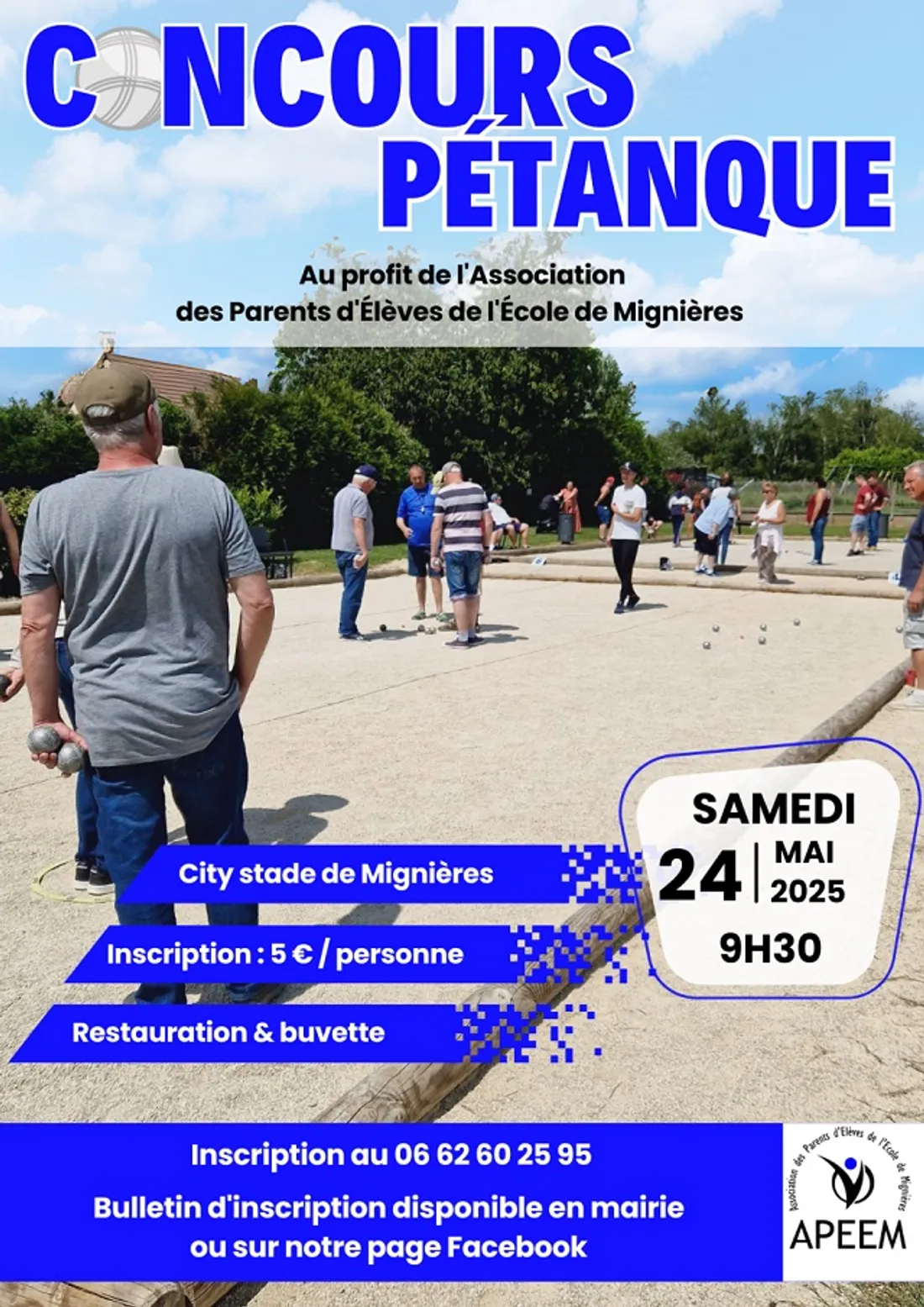 MIGNIÈRES - Concours de pétanque