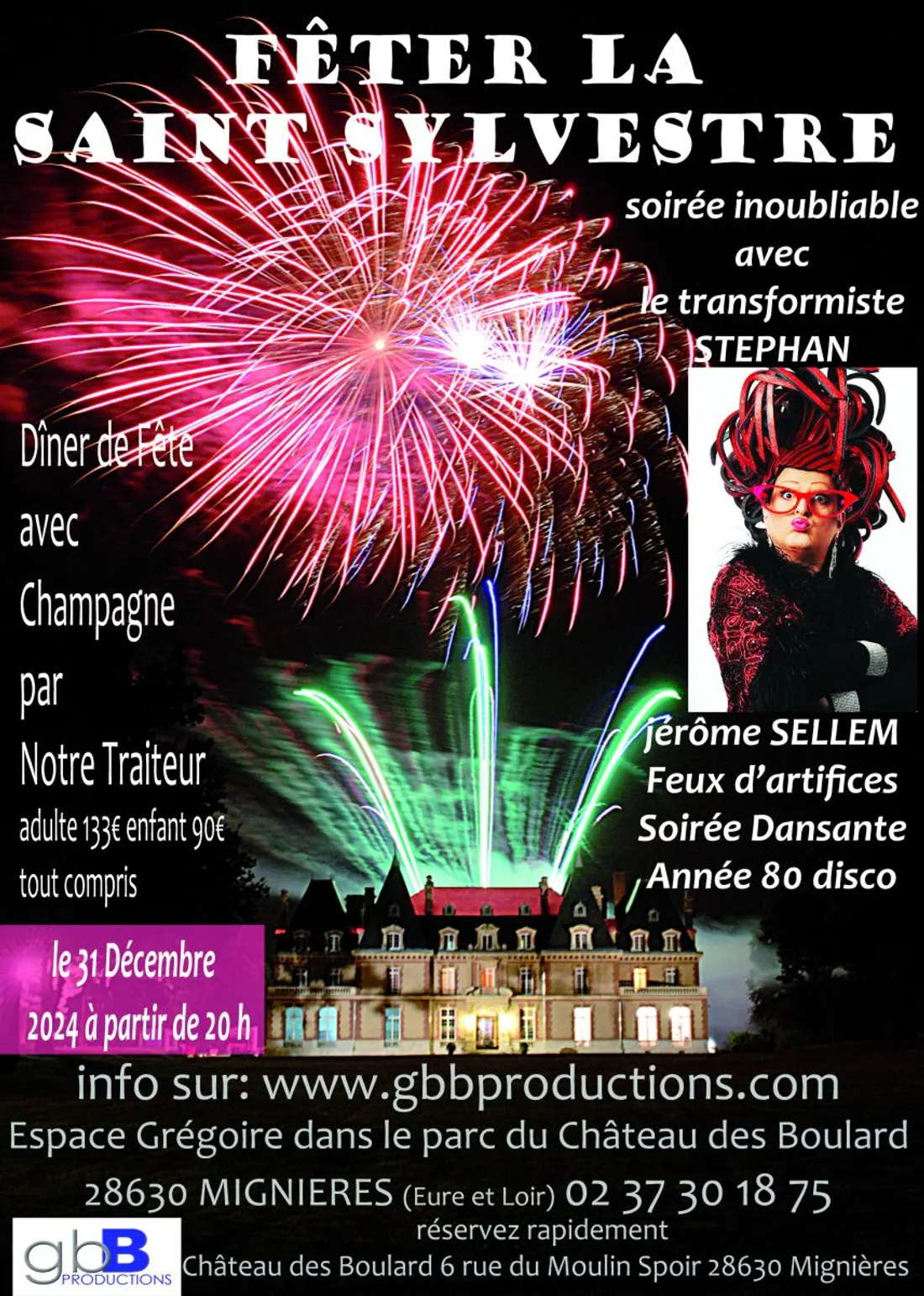 MIGNIÈRES - Fêter la Saint-Sylvestre au château des Boulard