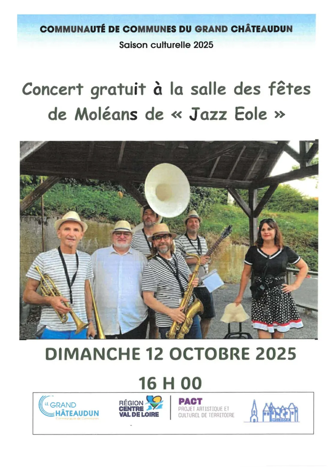 MOLÉANS - Concert : Jazz Éole