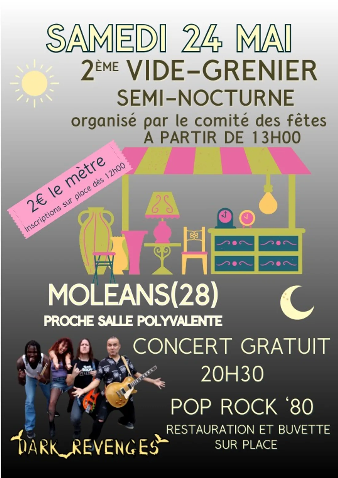 MOLÉANS - Vide-greniers semi-nocturne