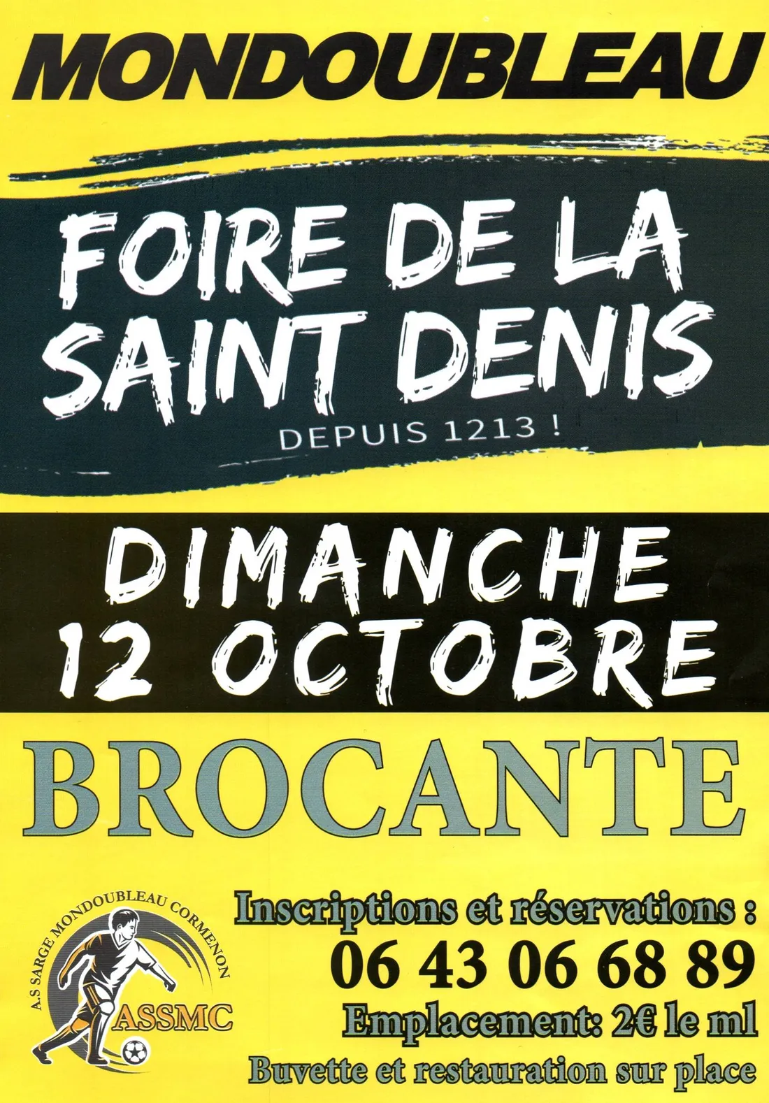 MONDOUBLEAU (41) - Brocante de la Saint Denis