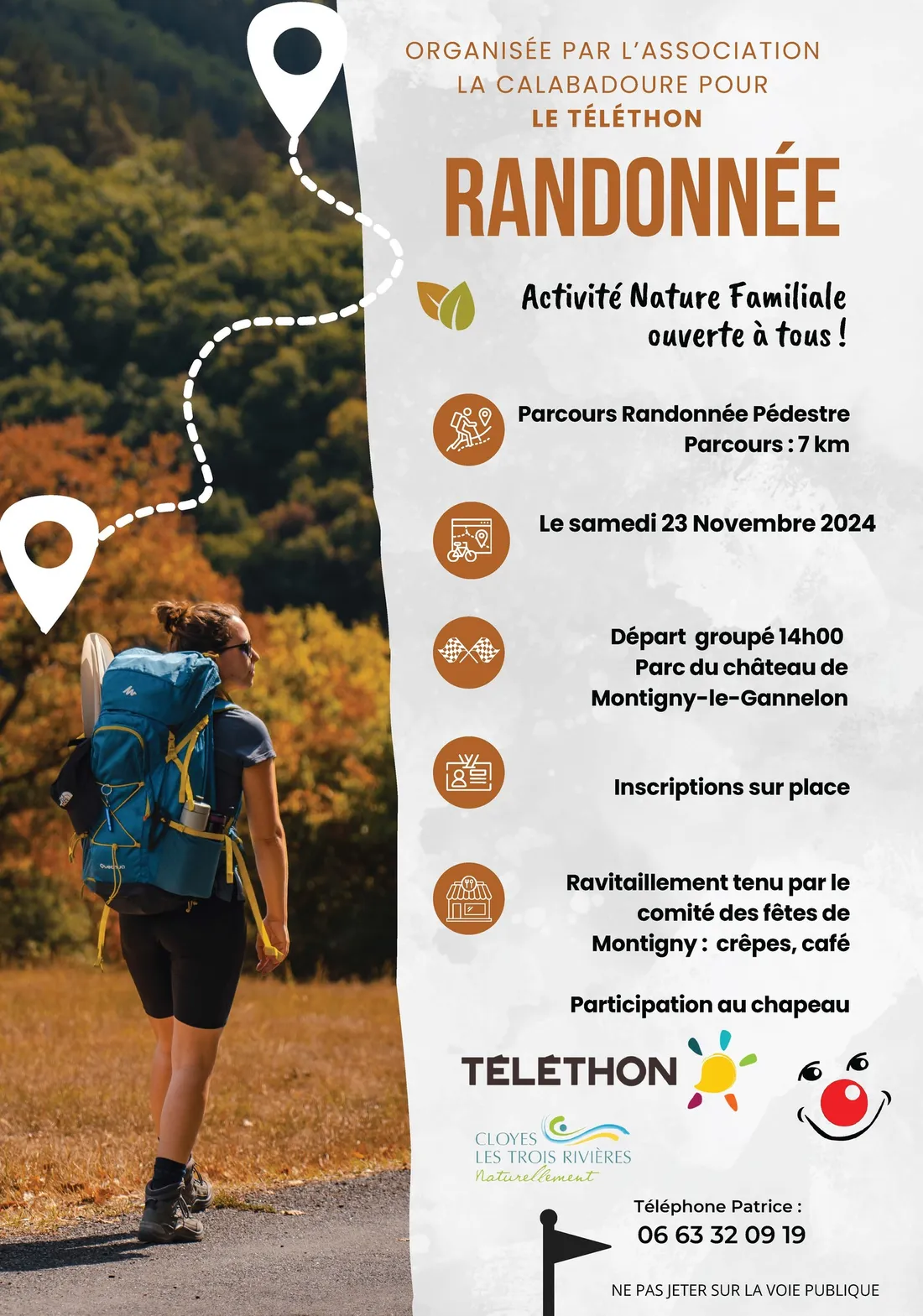 MONTIGNY-LE-GANNELON - Randonnée pédestre pour le Téléthon