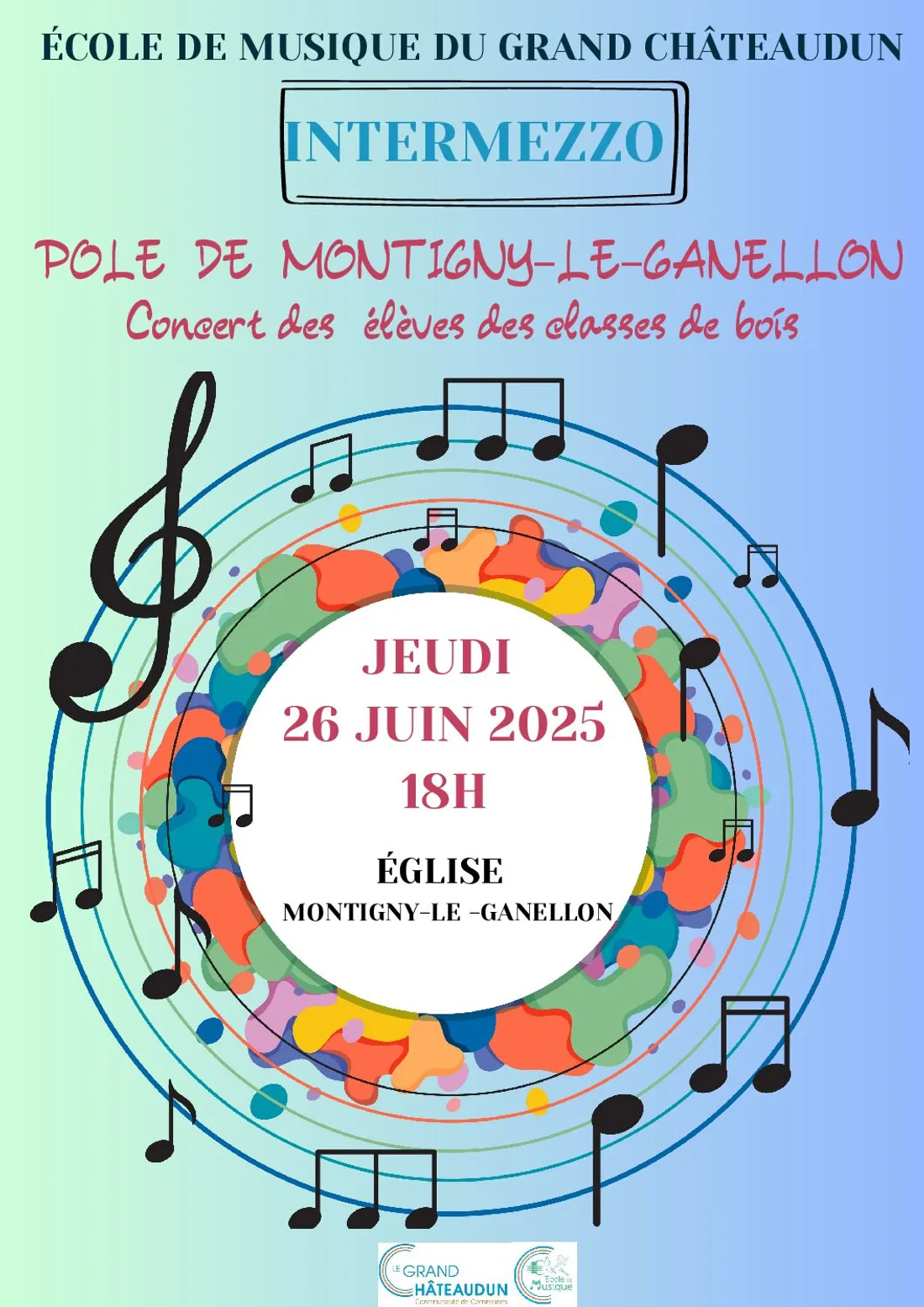 MONTIGNY-LE-GANNELON - Concert de l'école de musique du Grand Châteaudun