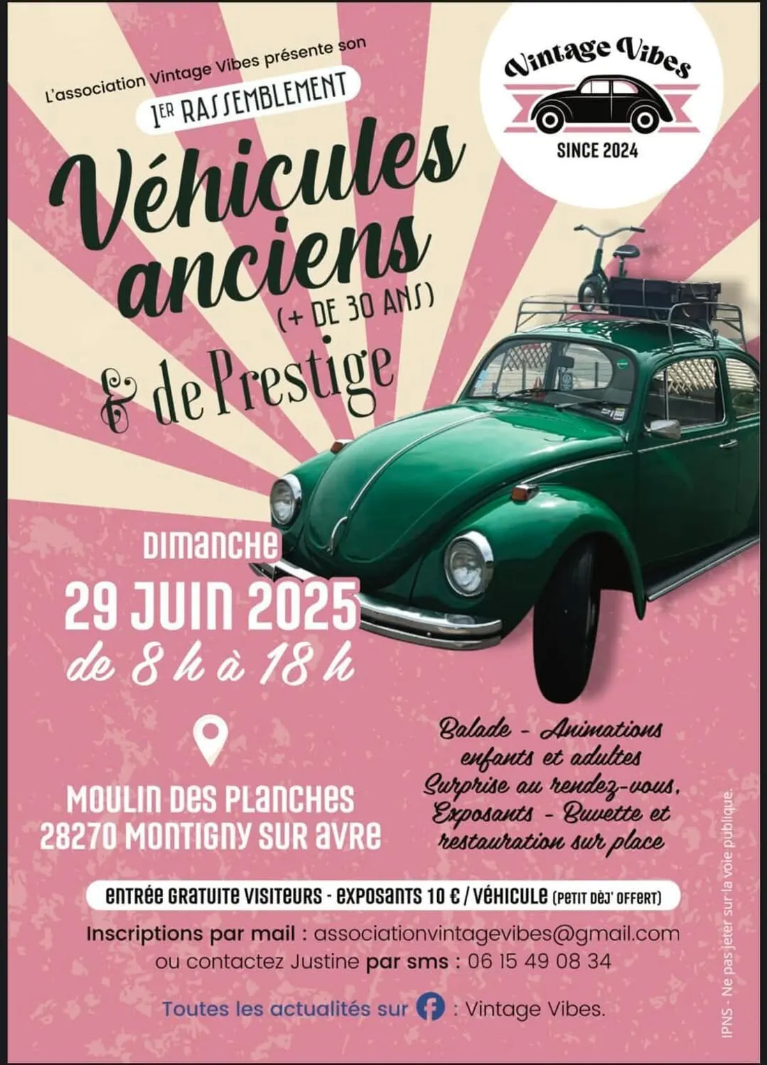 MONTIGNY-SUR-AVRE - Rassemblement Véhicules anciens et de prestige