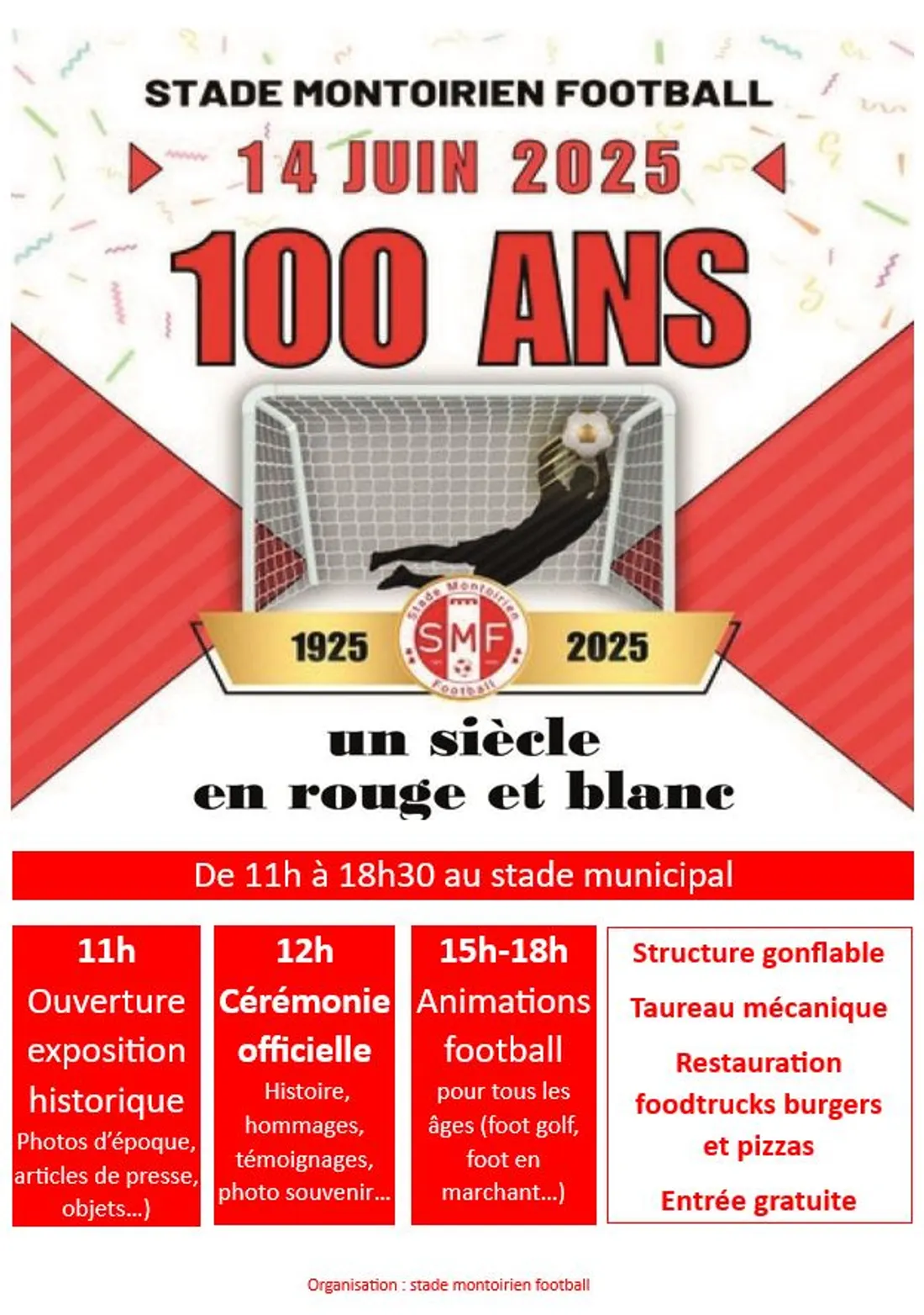 MONTOIRE-SUR-LE-LOIR (41) - 100 ans du Stade Montoirien
