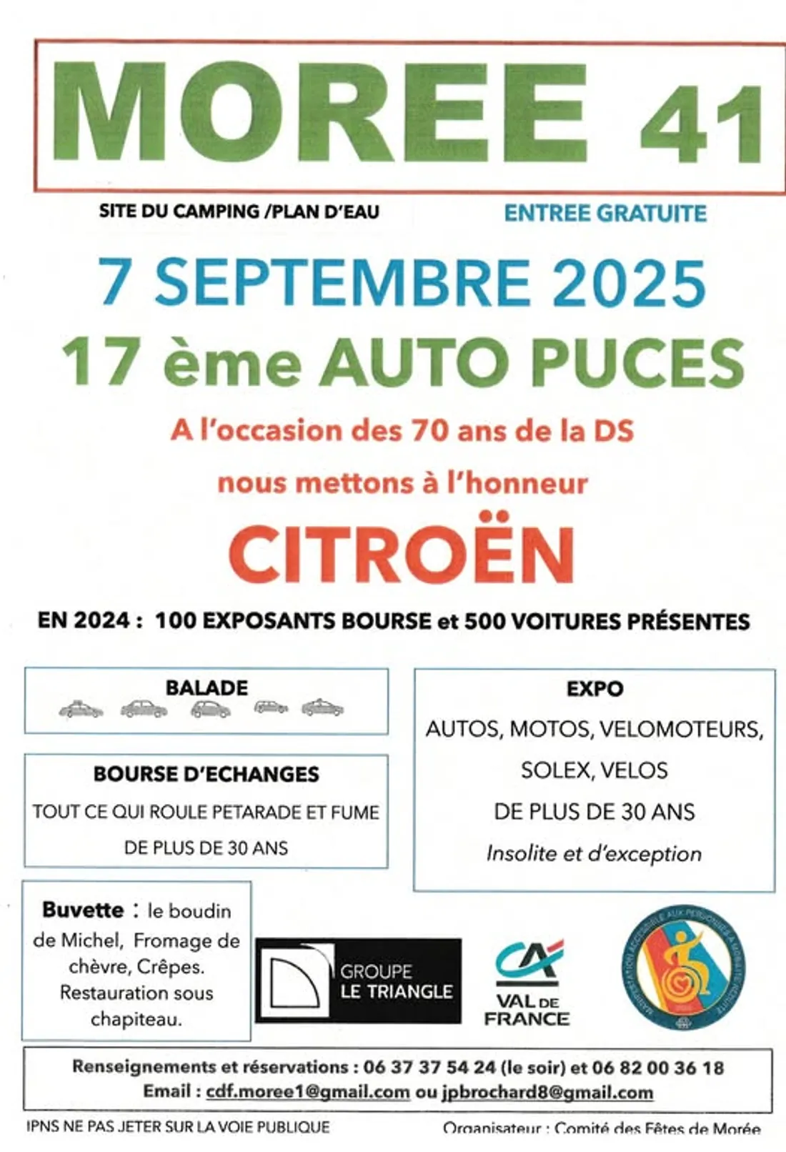 MORÉE (41) - 17e Auto Puces