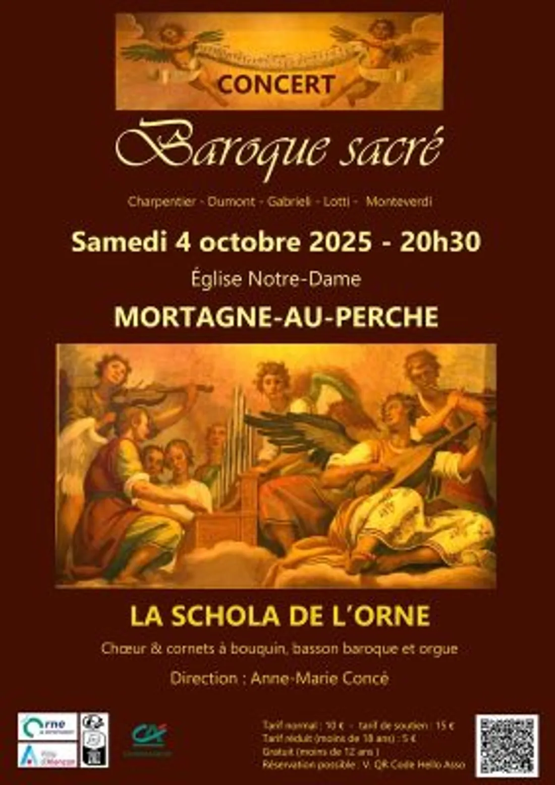MORTAGNE-AU-PERCHE (61) - Concert : La Schola de l'Orne