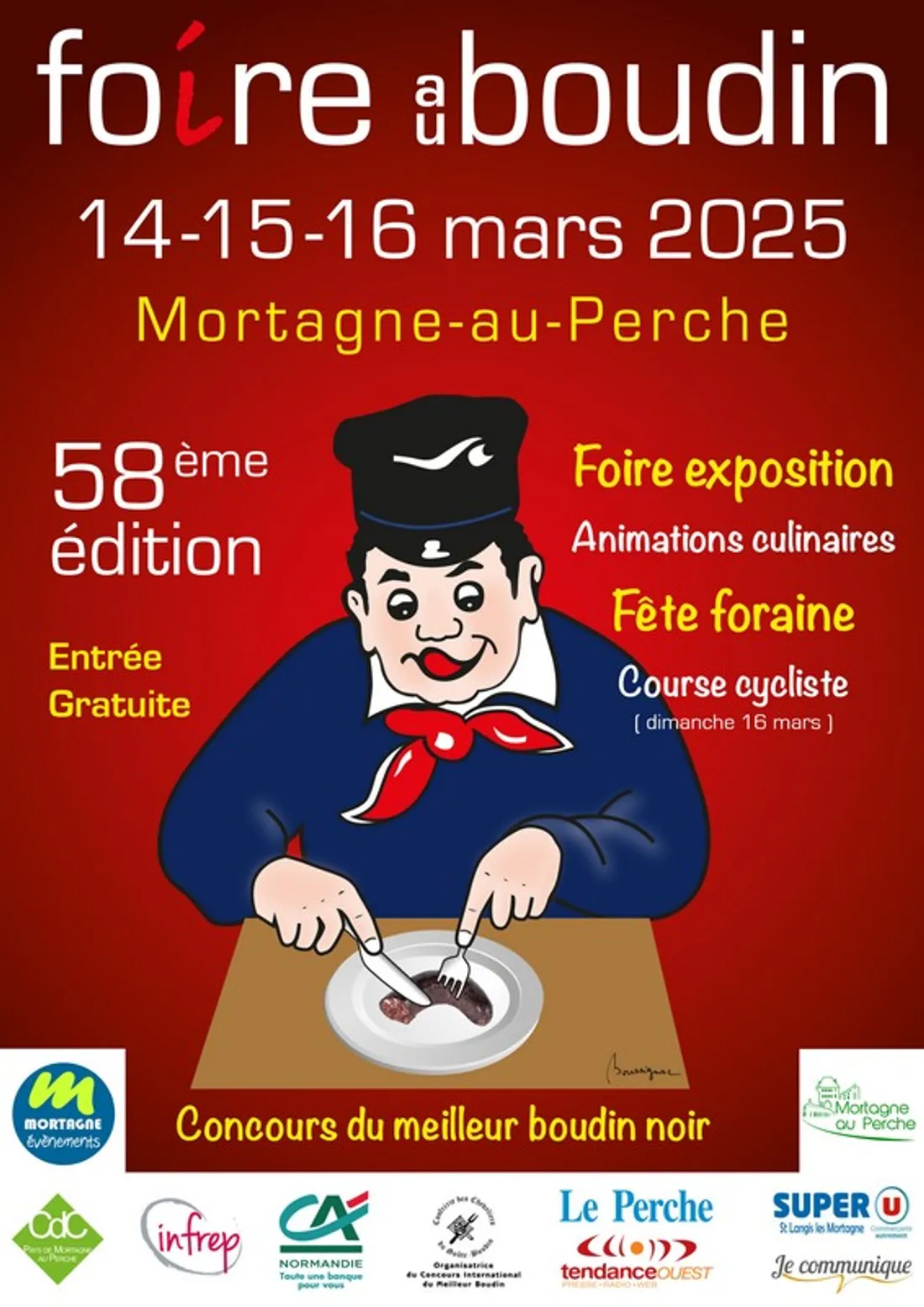MORTAGNE-AU-PERCHE (61) - Foire au boudin
