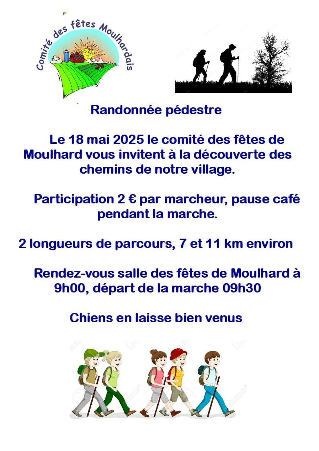MOULHARD - Randonnée pédestre du comité des fêtes