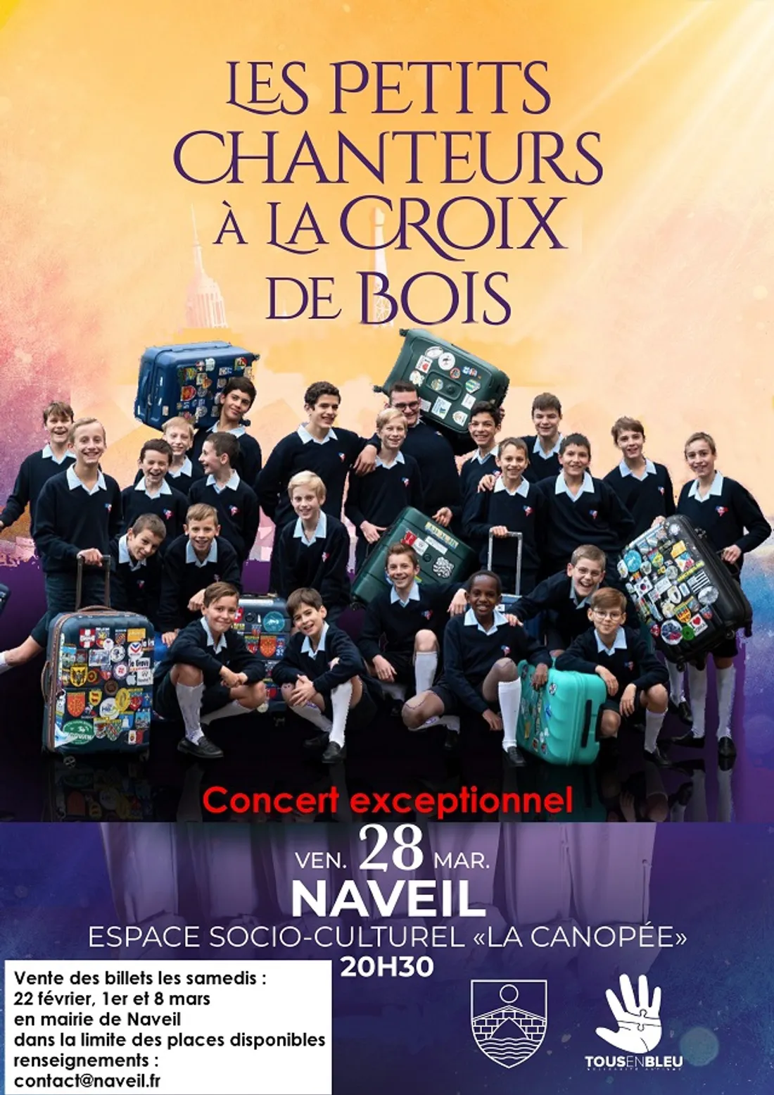NAVEIL (41) - Concert : Les Petits Chanteurs à la Croix de Bois