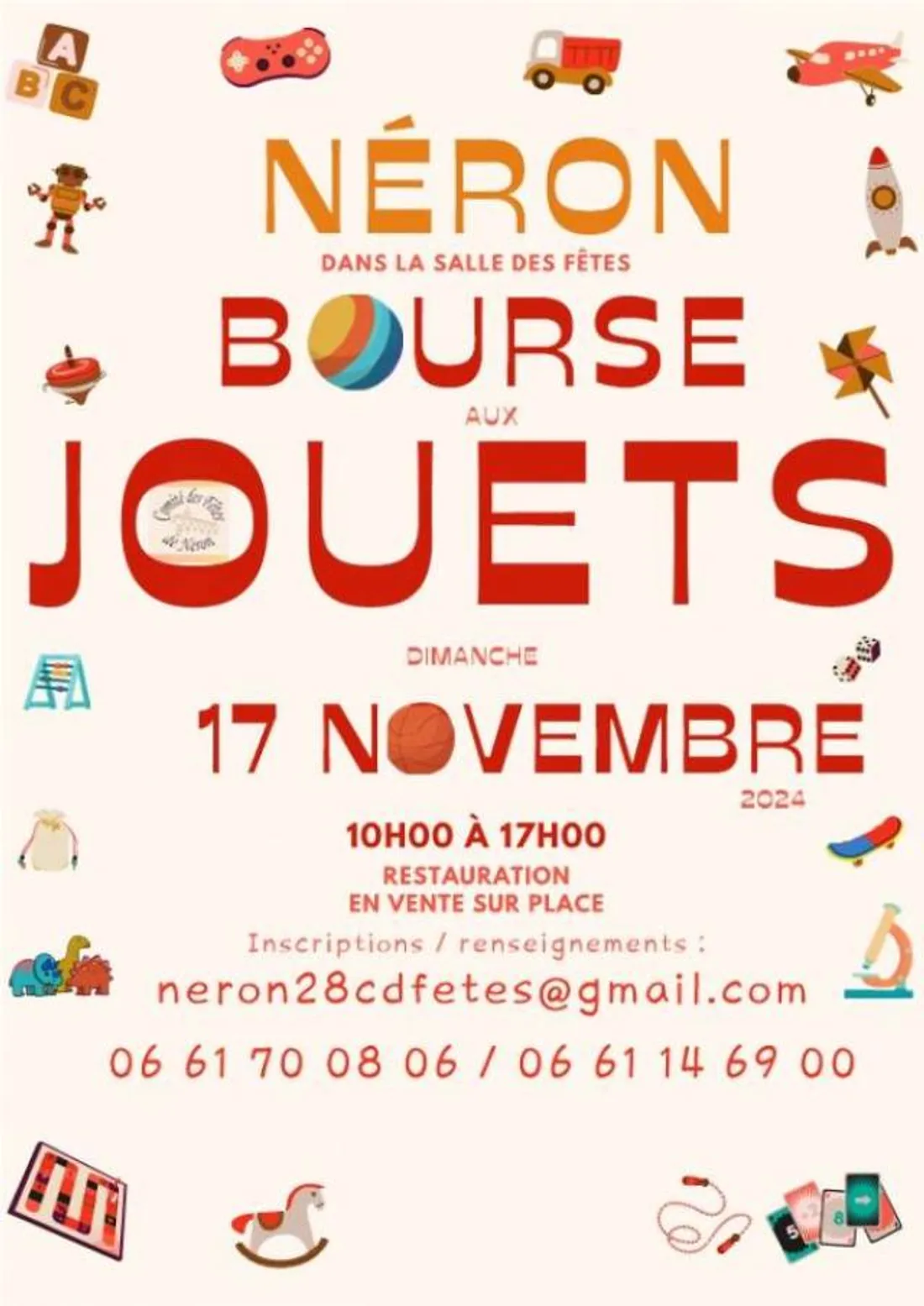 NÉRON - Bourse aux jouets du comité des fêtes