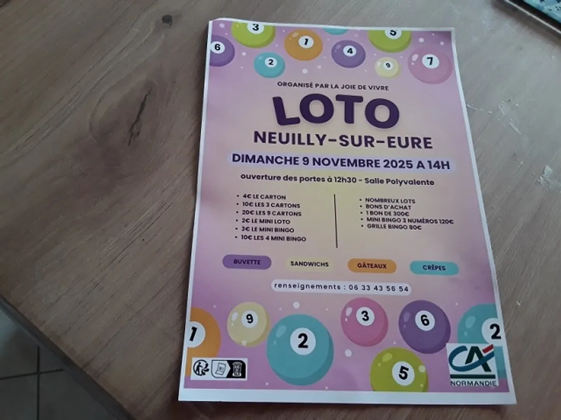 NEUILLY-SUR-EURE (61) - Loto de la Joie de Vivre