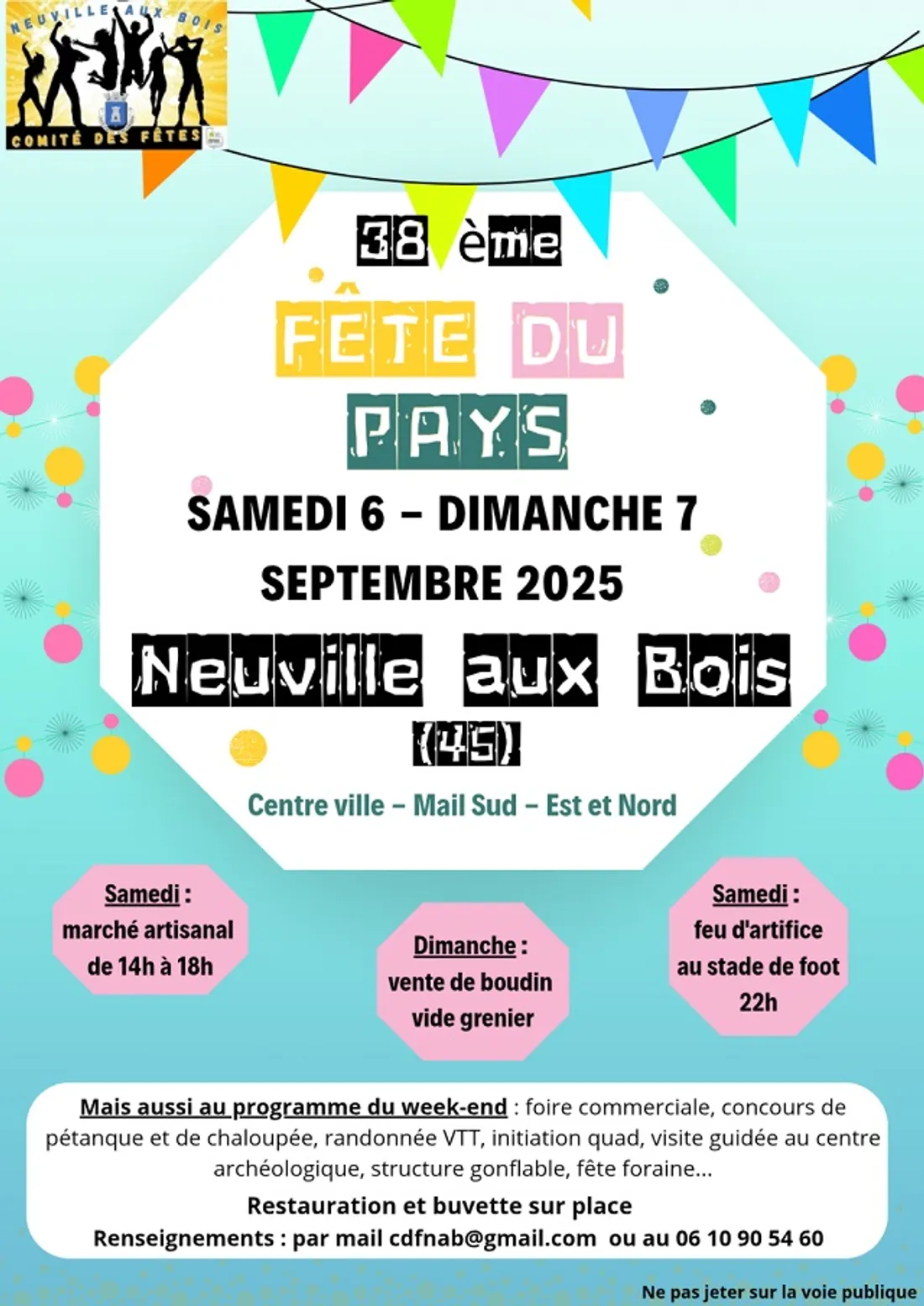 NEUVILLE-AUX-BOIS (45) - Fête du Pays