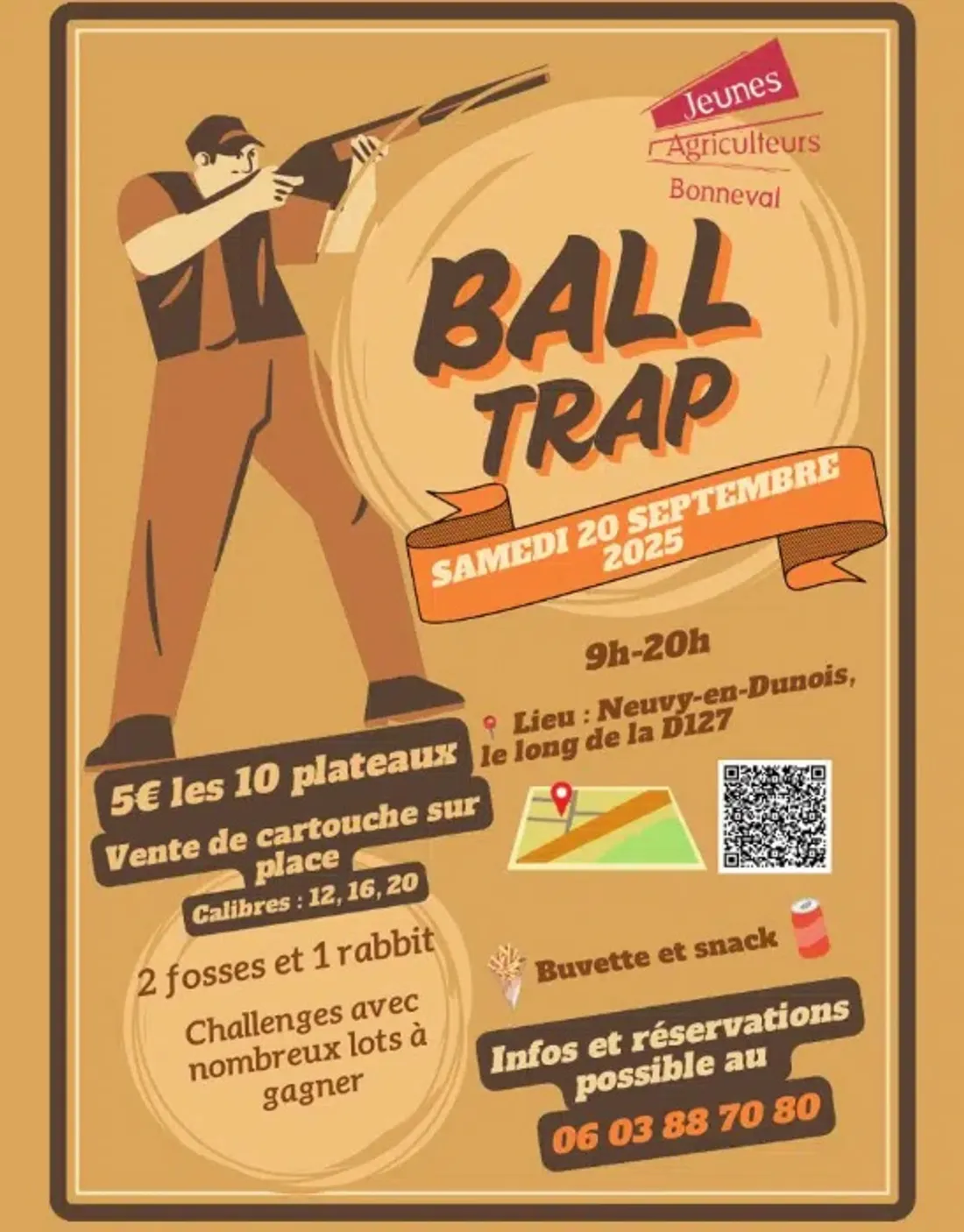 NEUVY-EN-DUNOIS - Ball-trap des Jeunes Agriculteurs