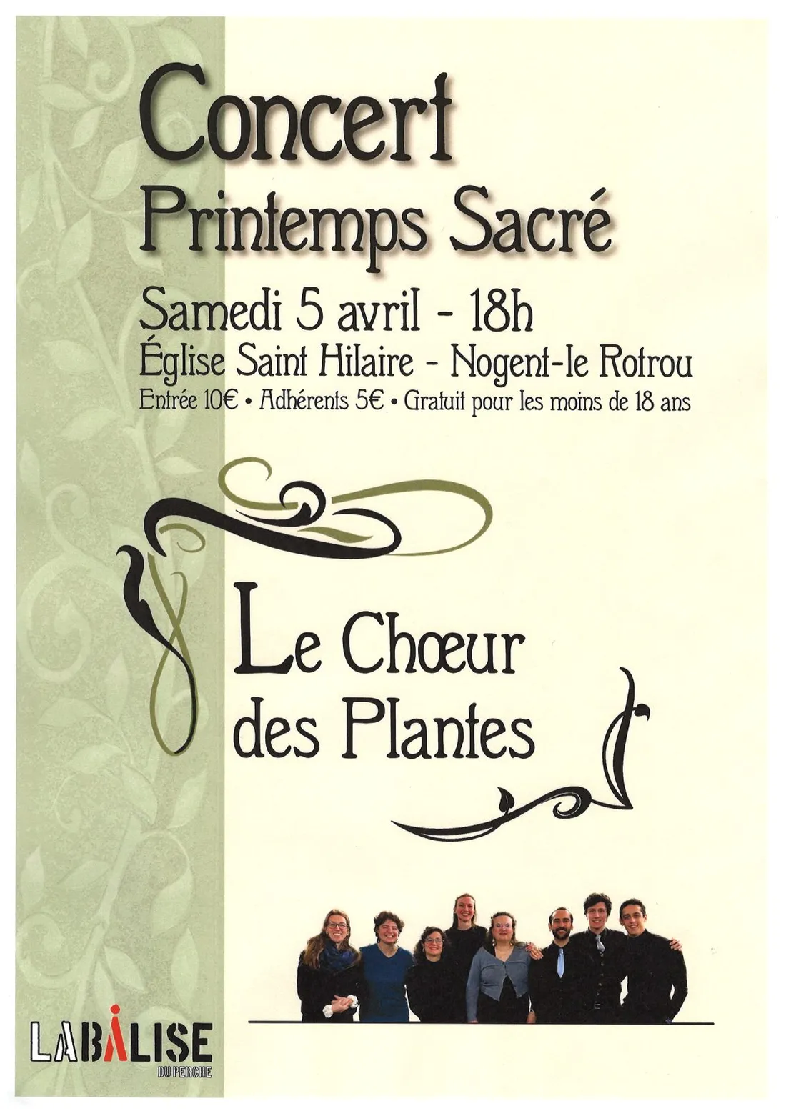 NOGENT-LE-ROTROU - Concert : Le Chœur des Plantes