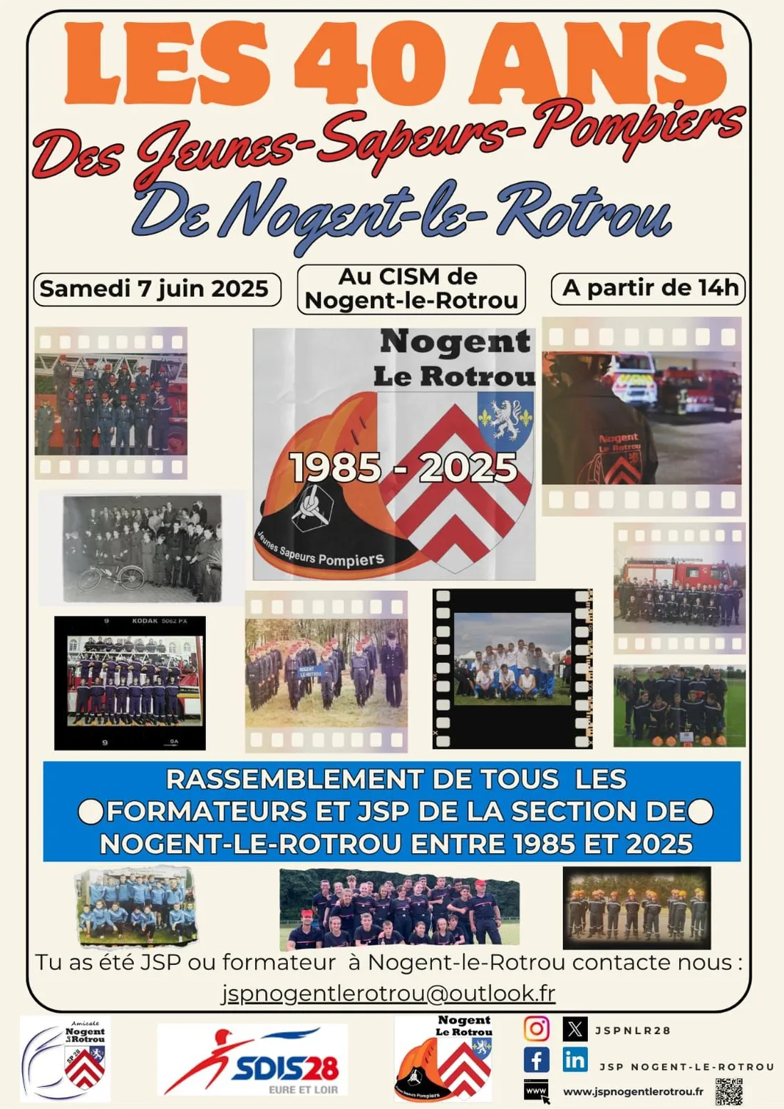 NOGENT-LE-ROTROU - 40e anniversaire des Jeunes sapeurs-pompiers
