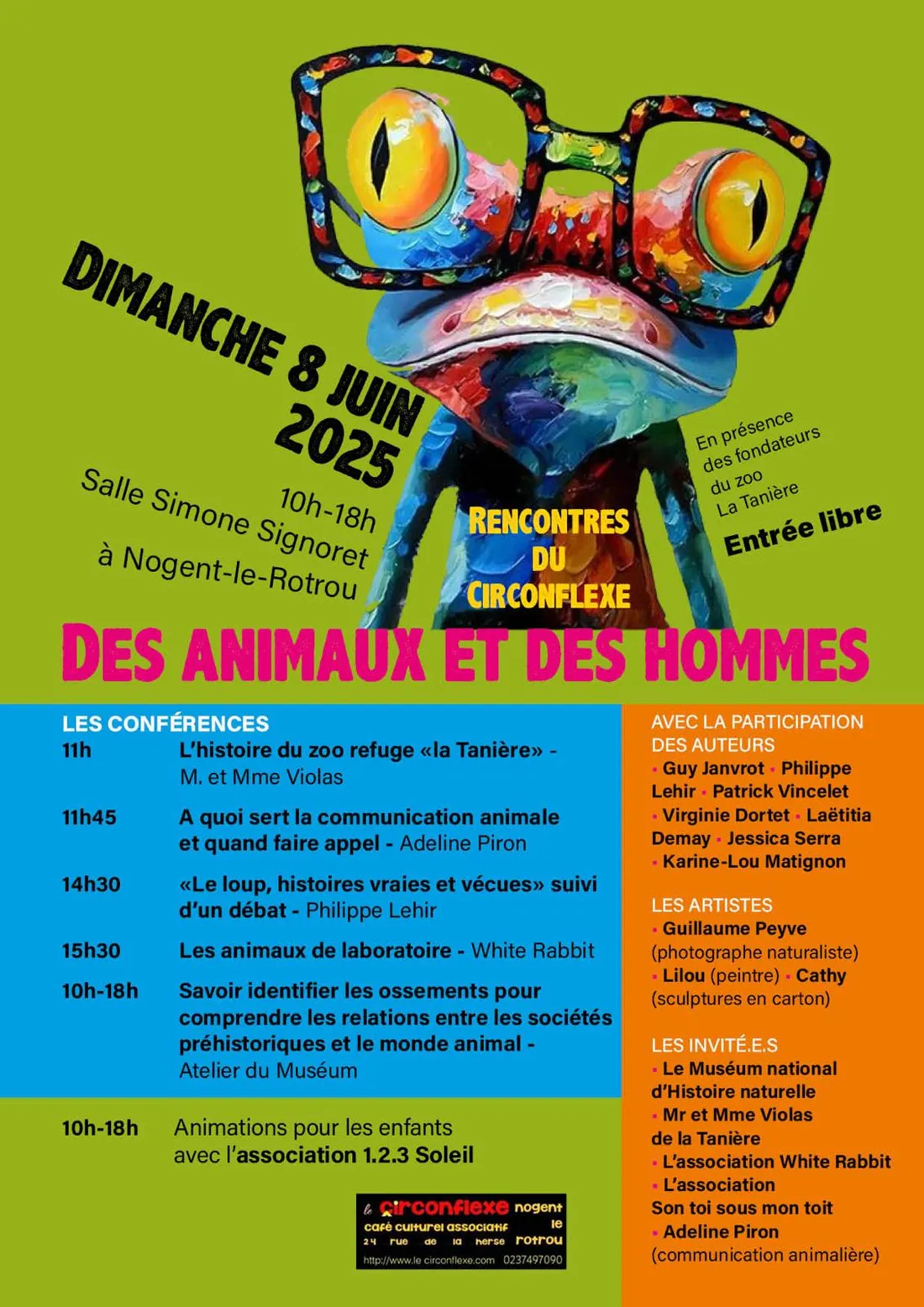 NOGENT-LE-ROTROU - Rencontres du Circonflexe : Des animaux et des hommes