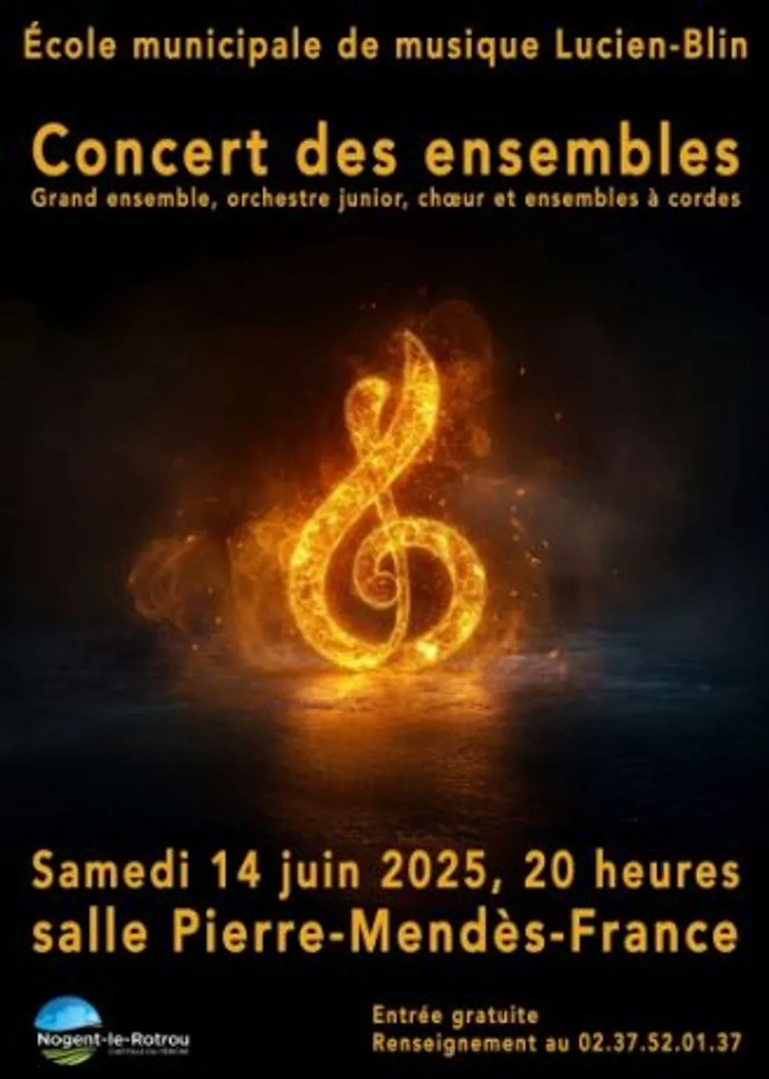 NOGENT-LE-ROTROU - Concert des ensembles de l'école de musique