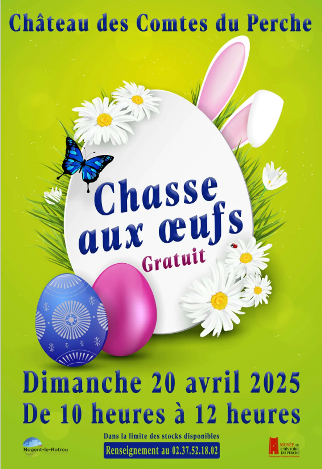 NOGENT-LE-ROTROU - Chasse aux œufs au château